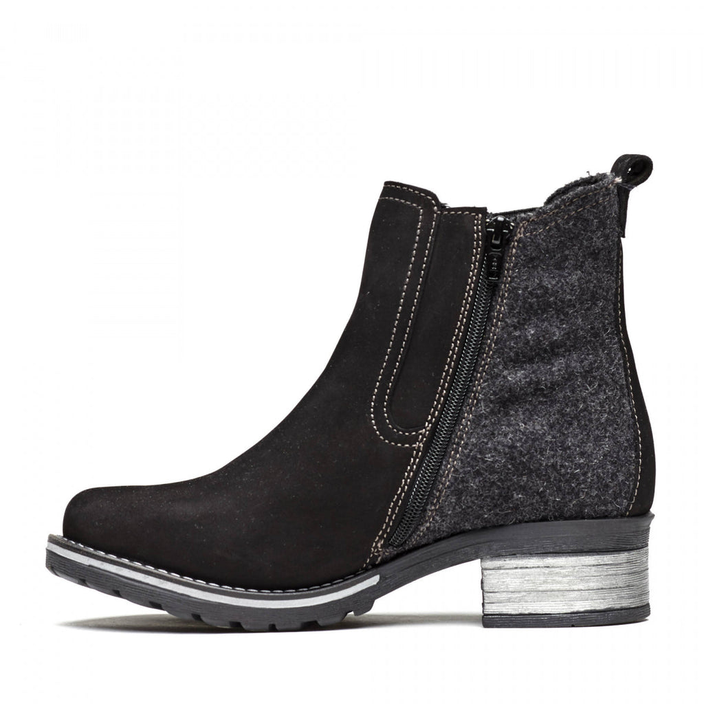 Dromedaris Kourtney Nubuck & Burel Wool Chelsea Boot
