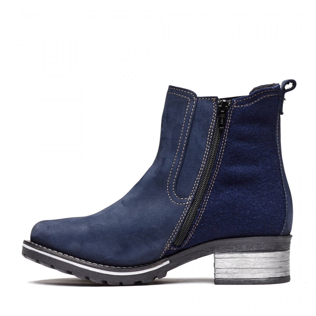 Dromedaris Kourtney Nubuck & Burel Wool Chelsea Boot