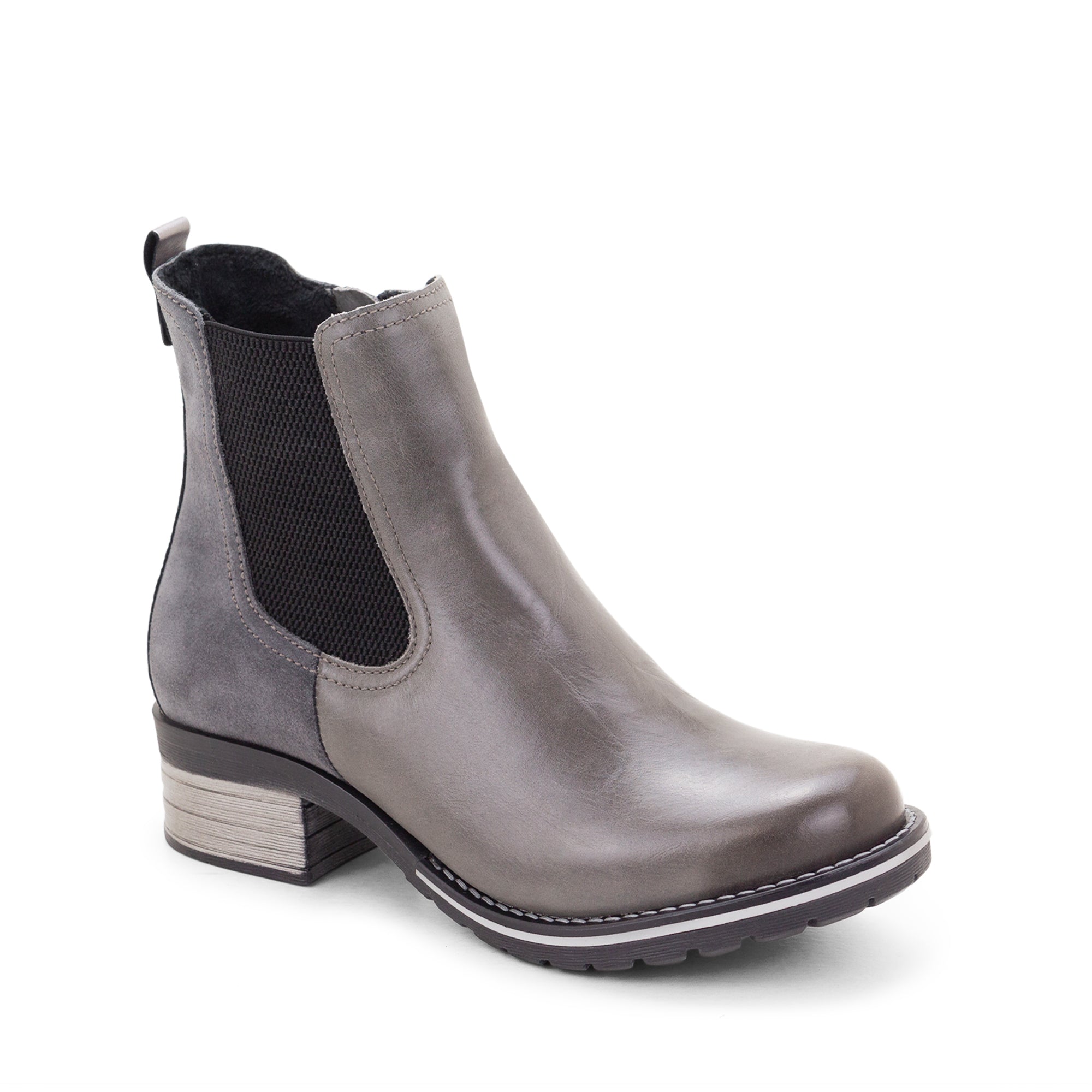 Dromedaris Kourtney Scrunched Leather Chelsea Boot