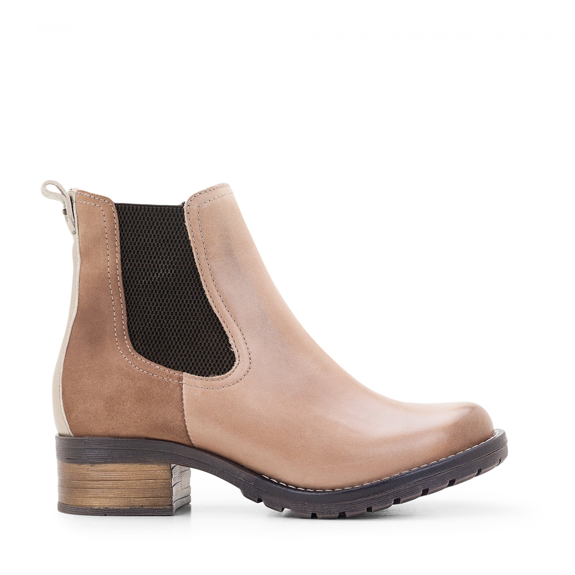 Dromedaris Kourtney Scrunched Leather Chelsea Boot