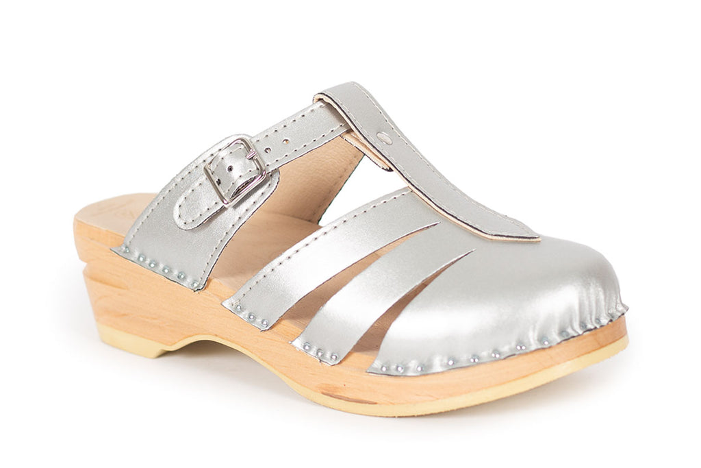 Troentorp Mary Jane Silver Vegan