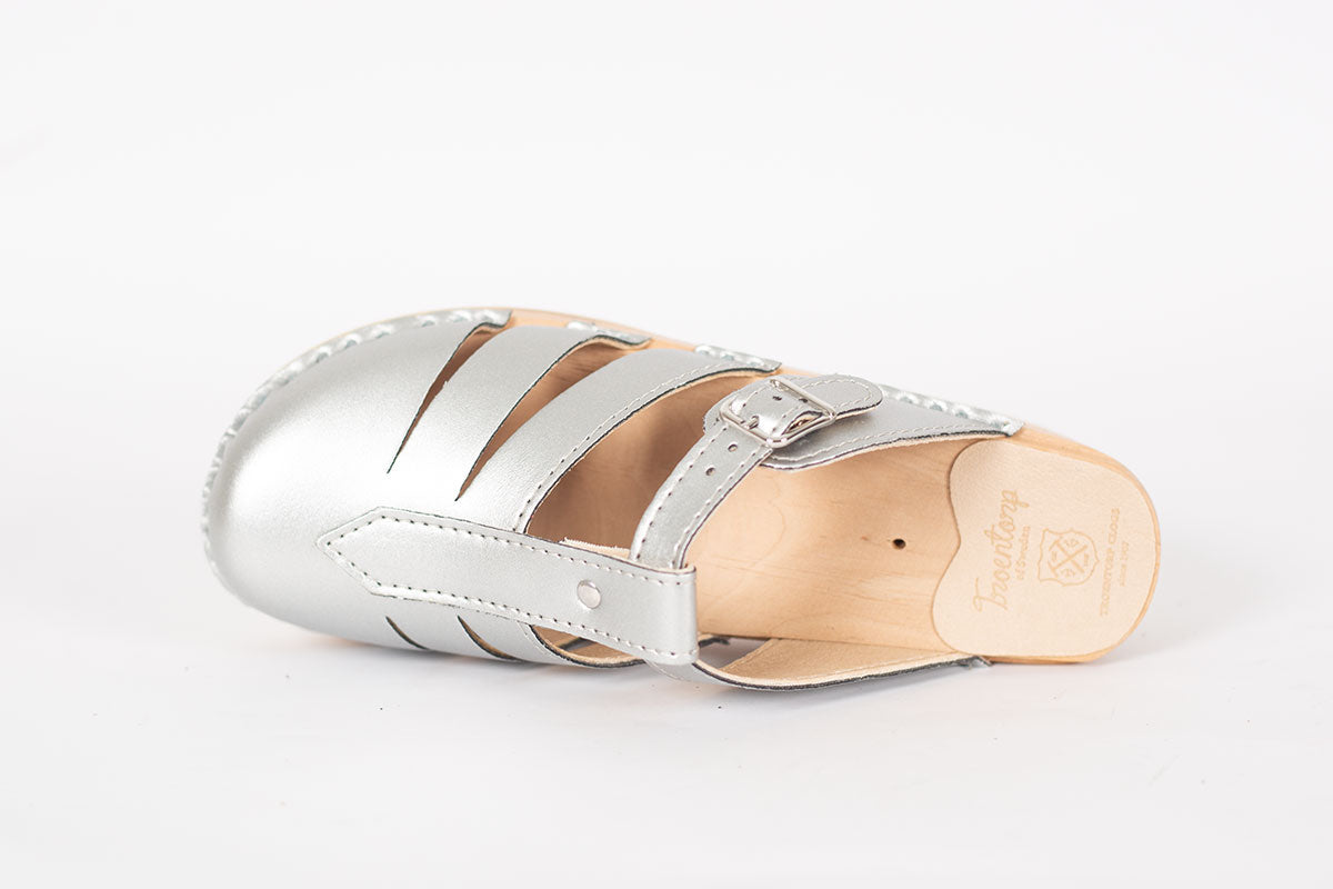 Troentorp Mary Jane Silver Vegan