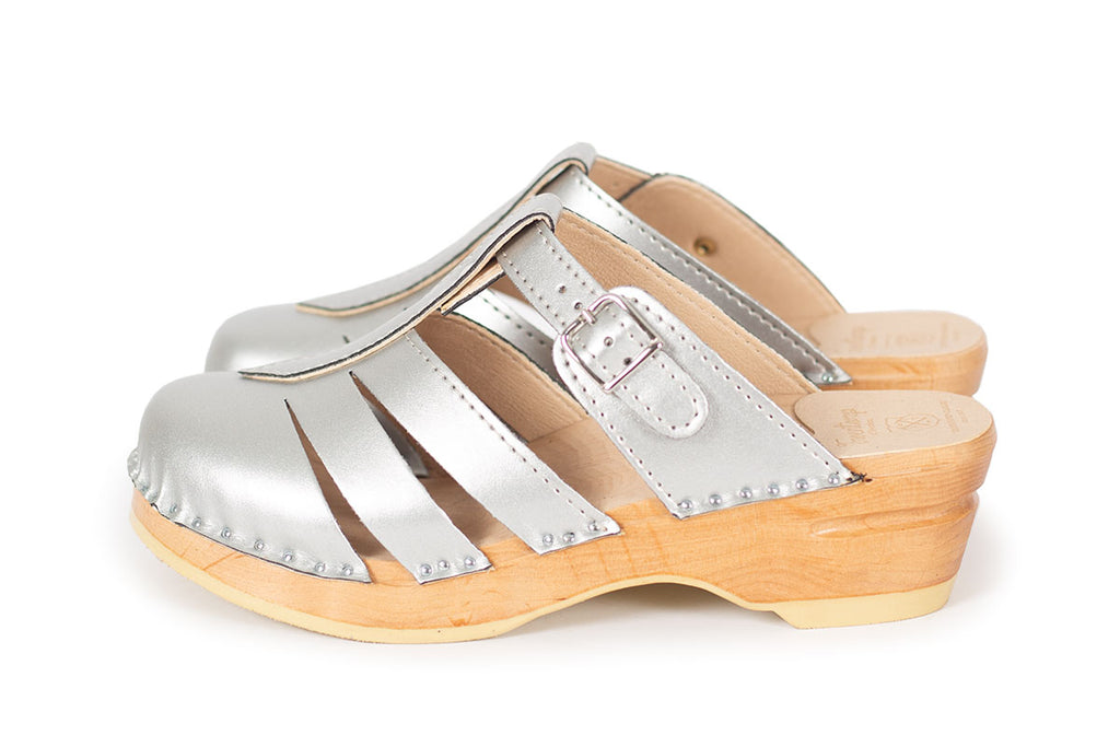 Troentorp Mary Jane Silver Vegan