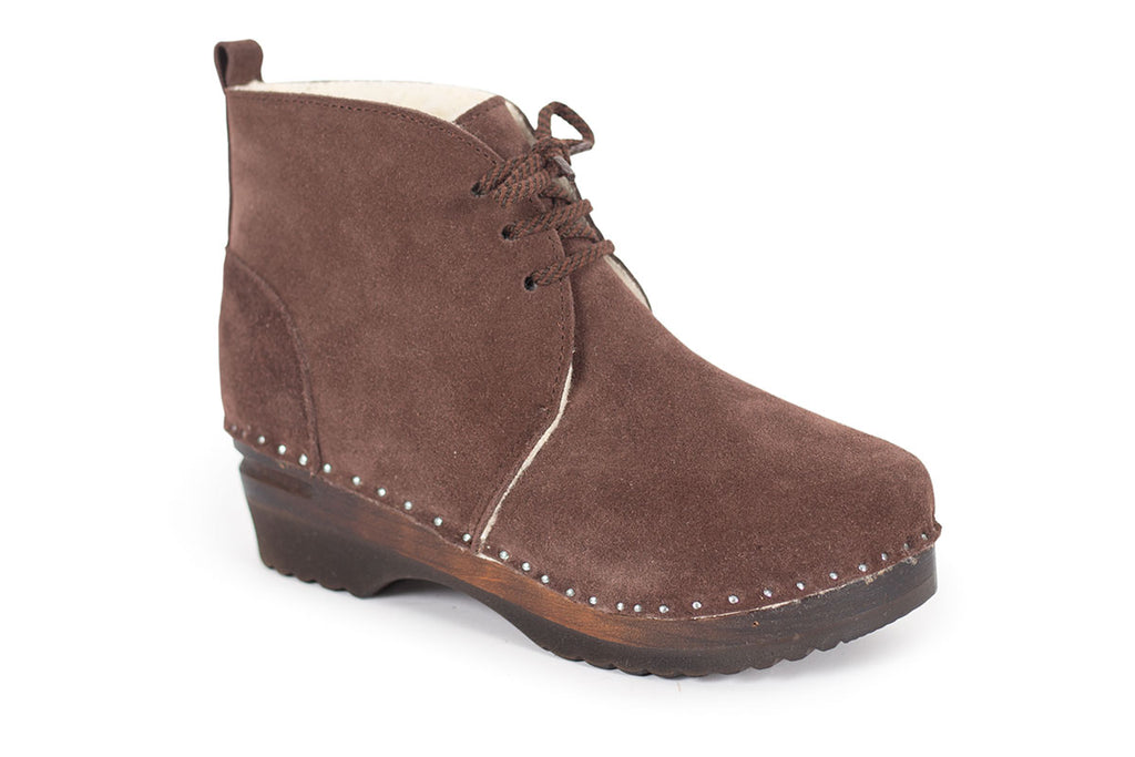 Troentorp Morris Shearling Brown Suede