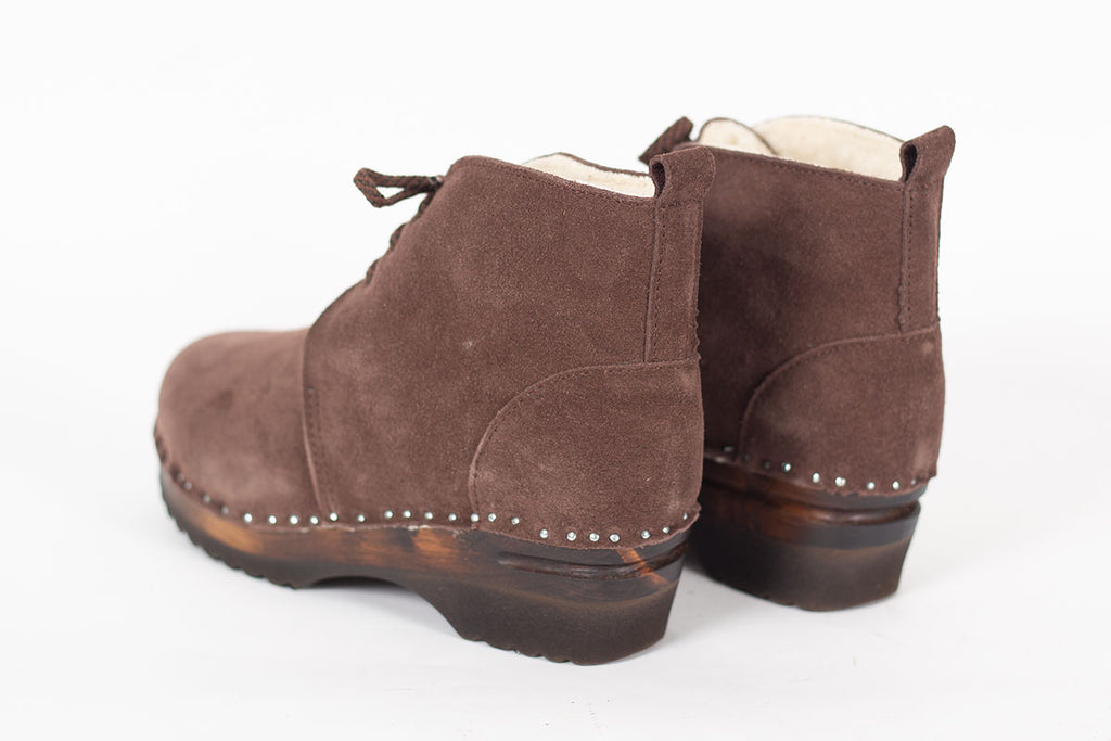 Troentorp Morris Shearling Brown Suede
