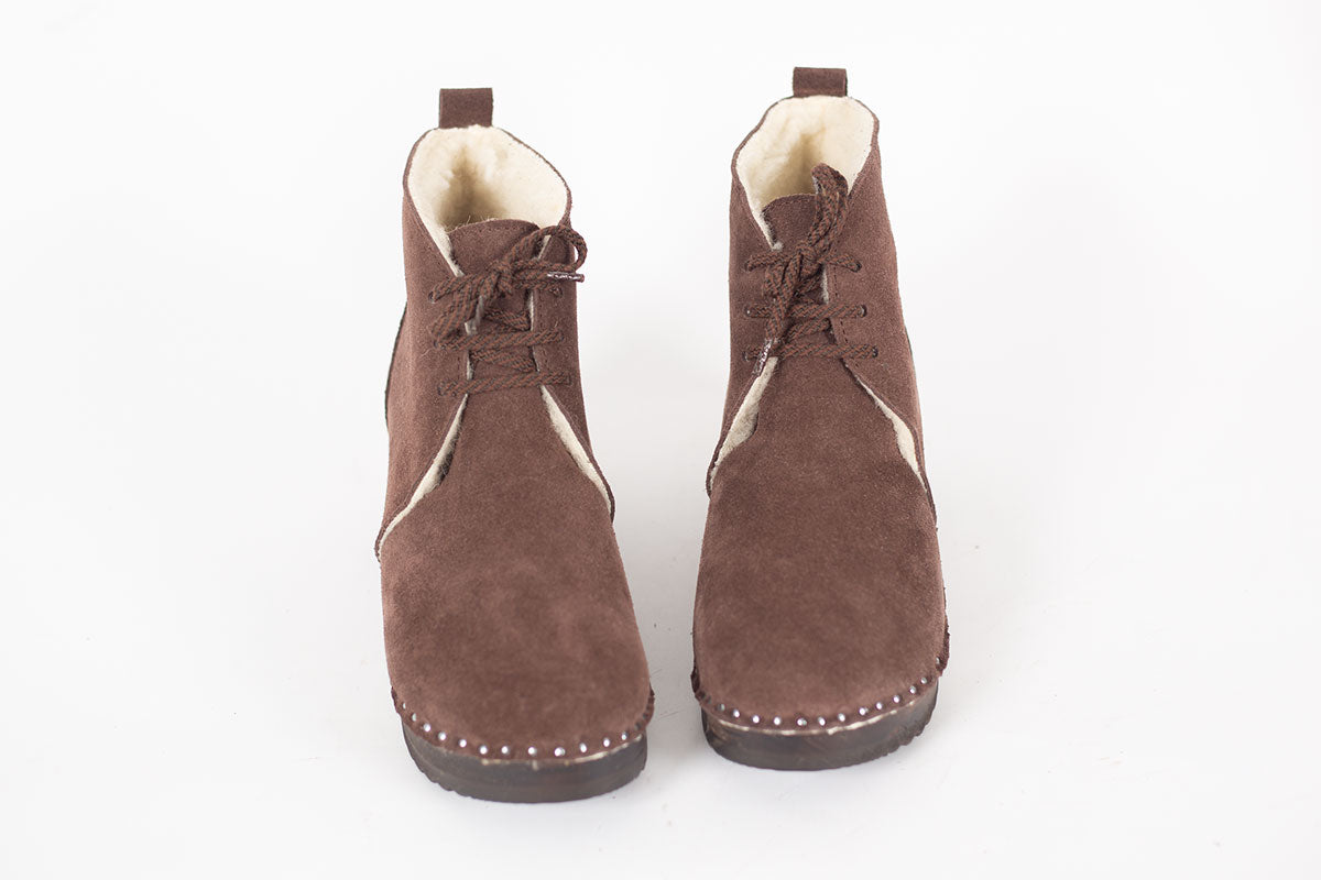 Troentorp Morris Shearling Brown Suede