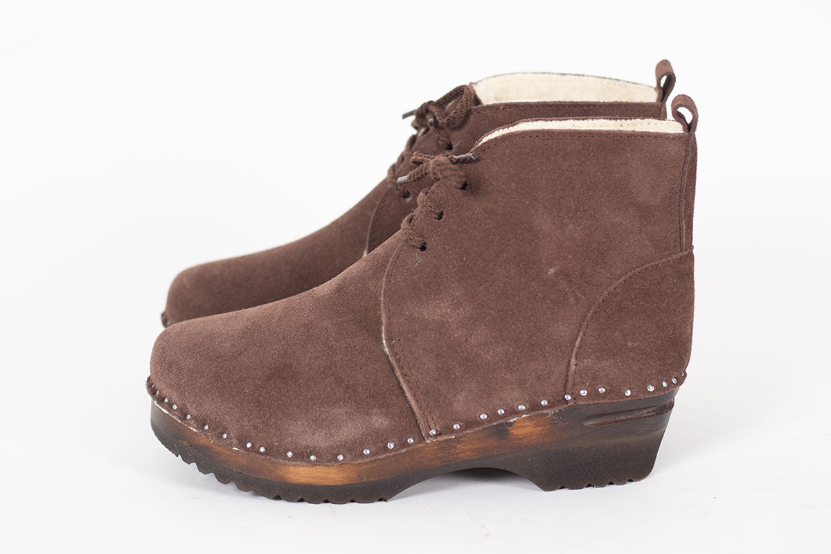 Troentorp Morris Shearling Brown Suede