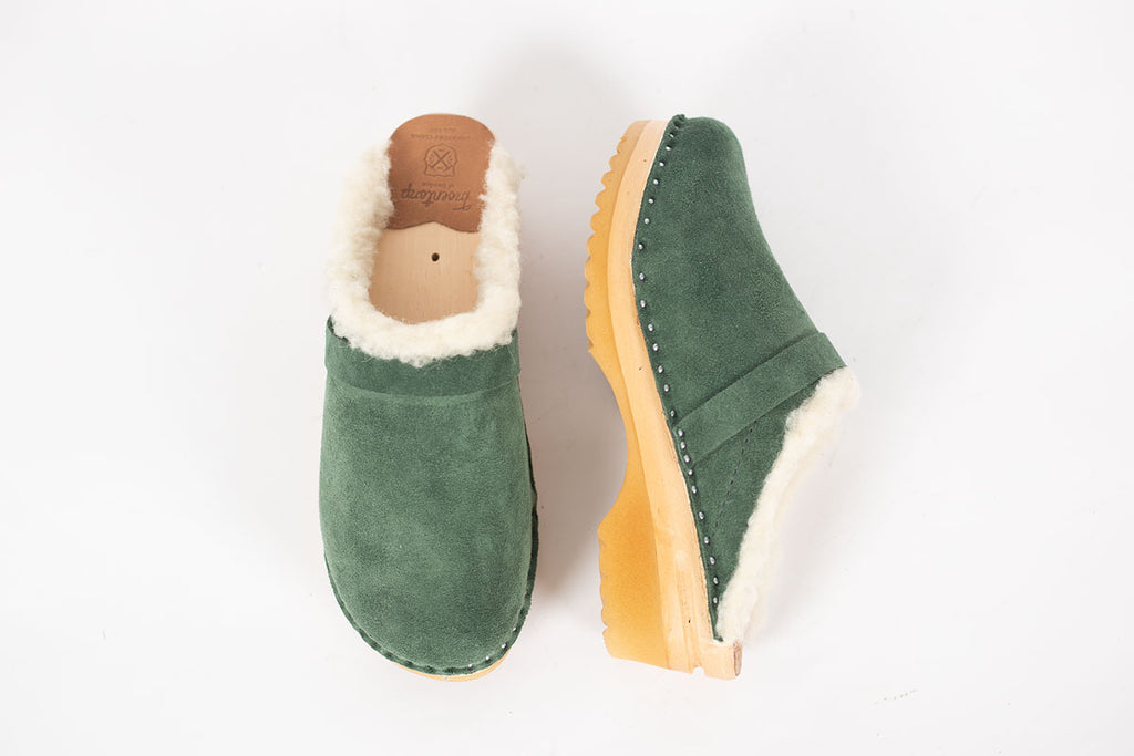 Troentorp Munch Green Suede
