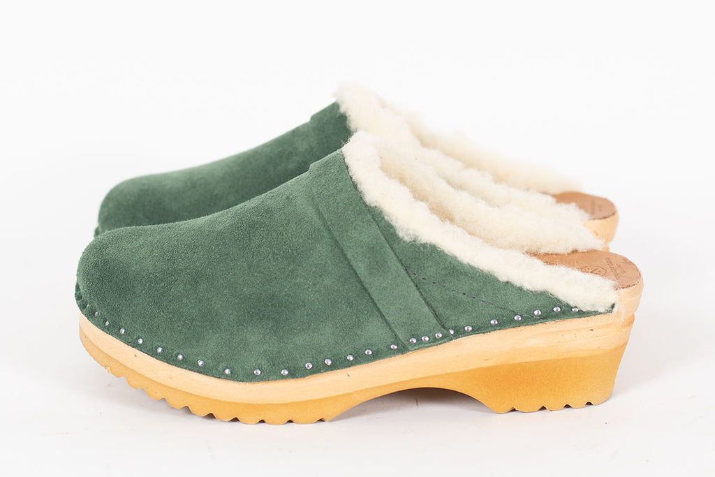 Troentorp Munch Green Suede