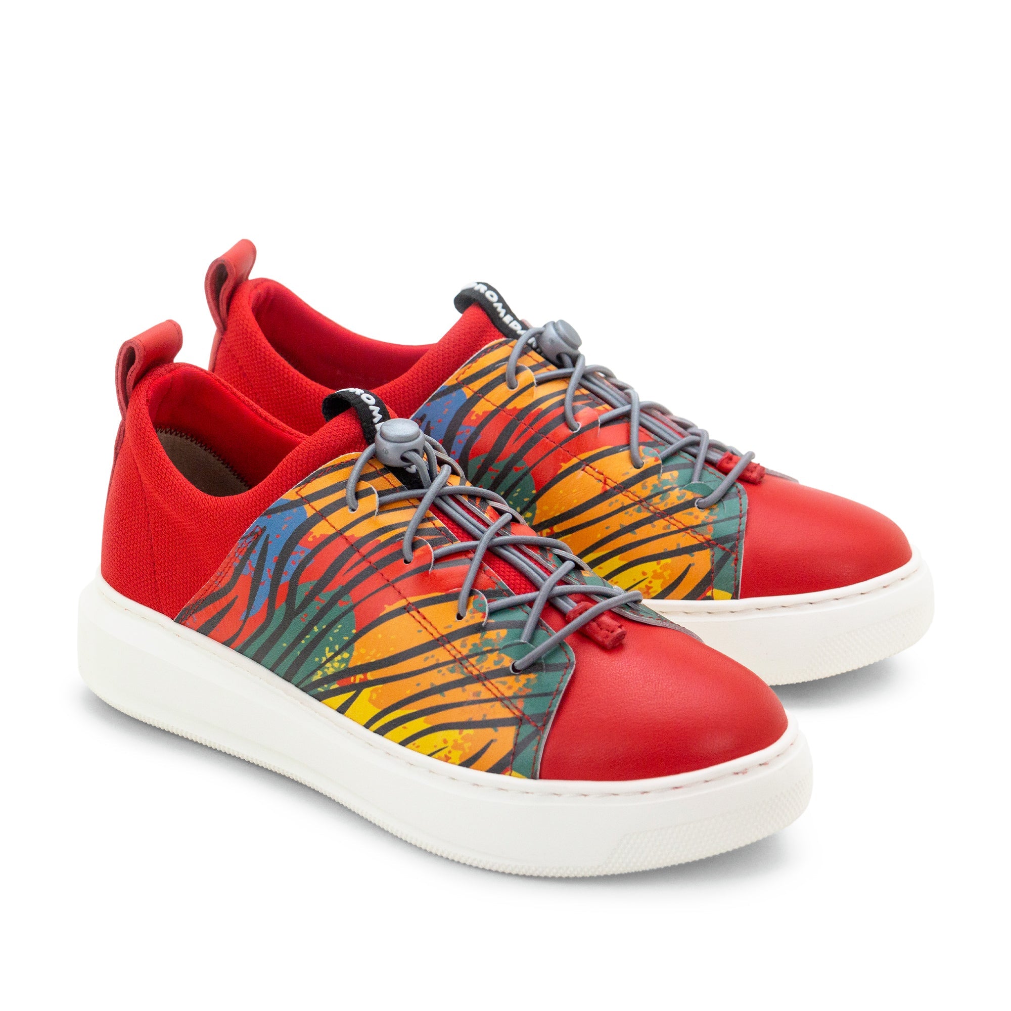 Dromedaris Oyster Bay Leather & Canvas Sneaker - Odessa Safari