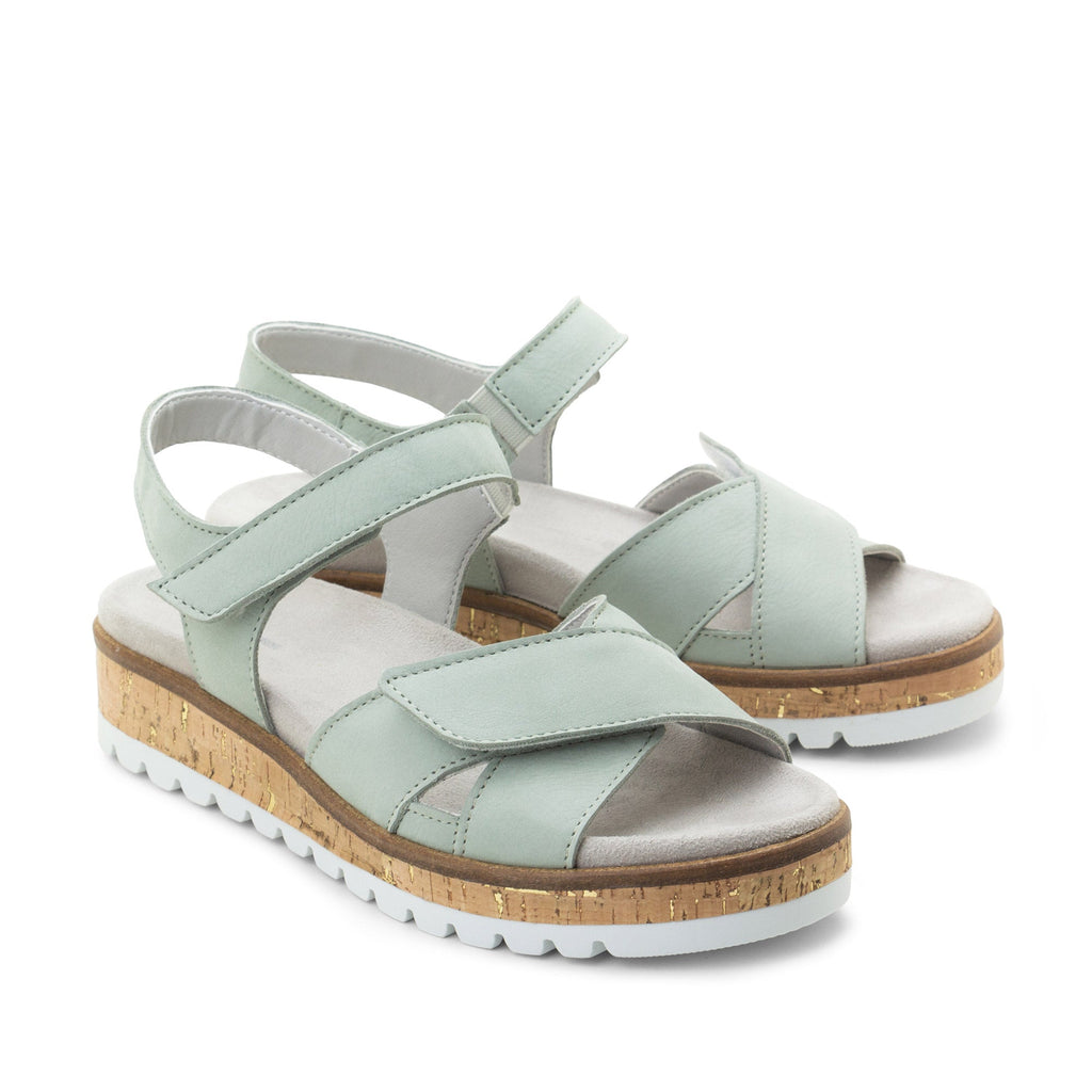 Dromedaris Rebecca Leather Adjustable Sandals