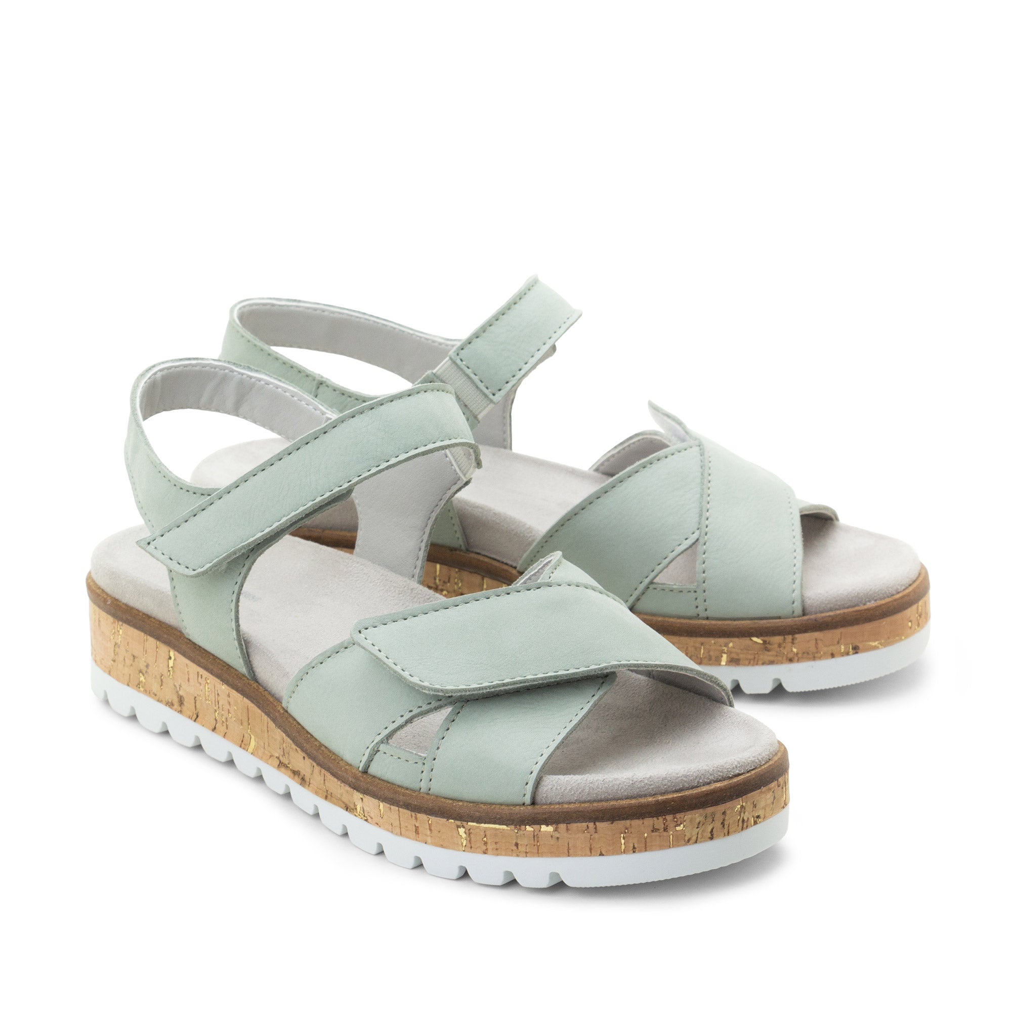 Dromedaris Rebecca Leather Adjustable Sandals