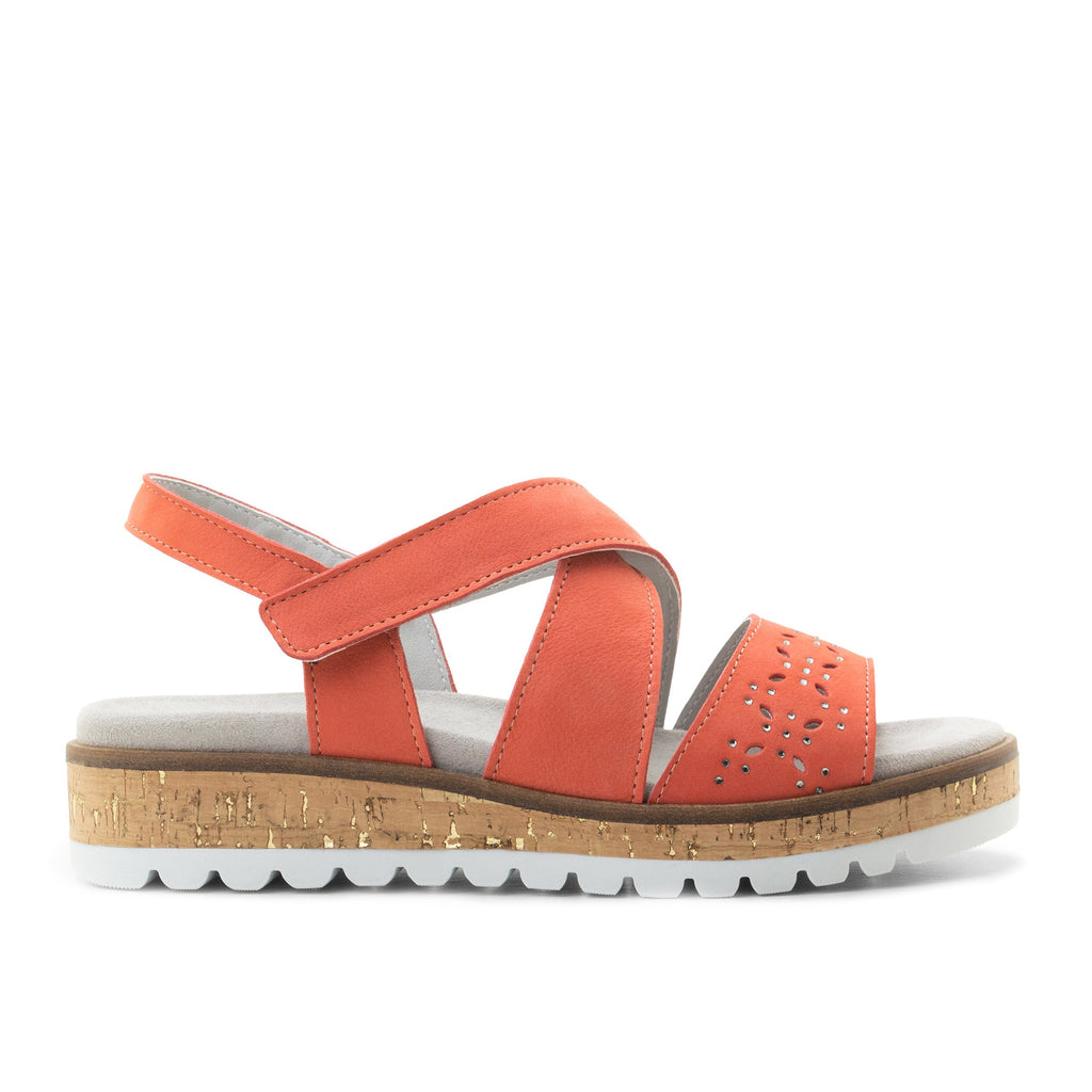 Dromedaris Reese Leather Strappy Adjustable Sandals