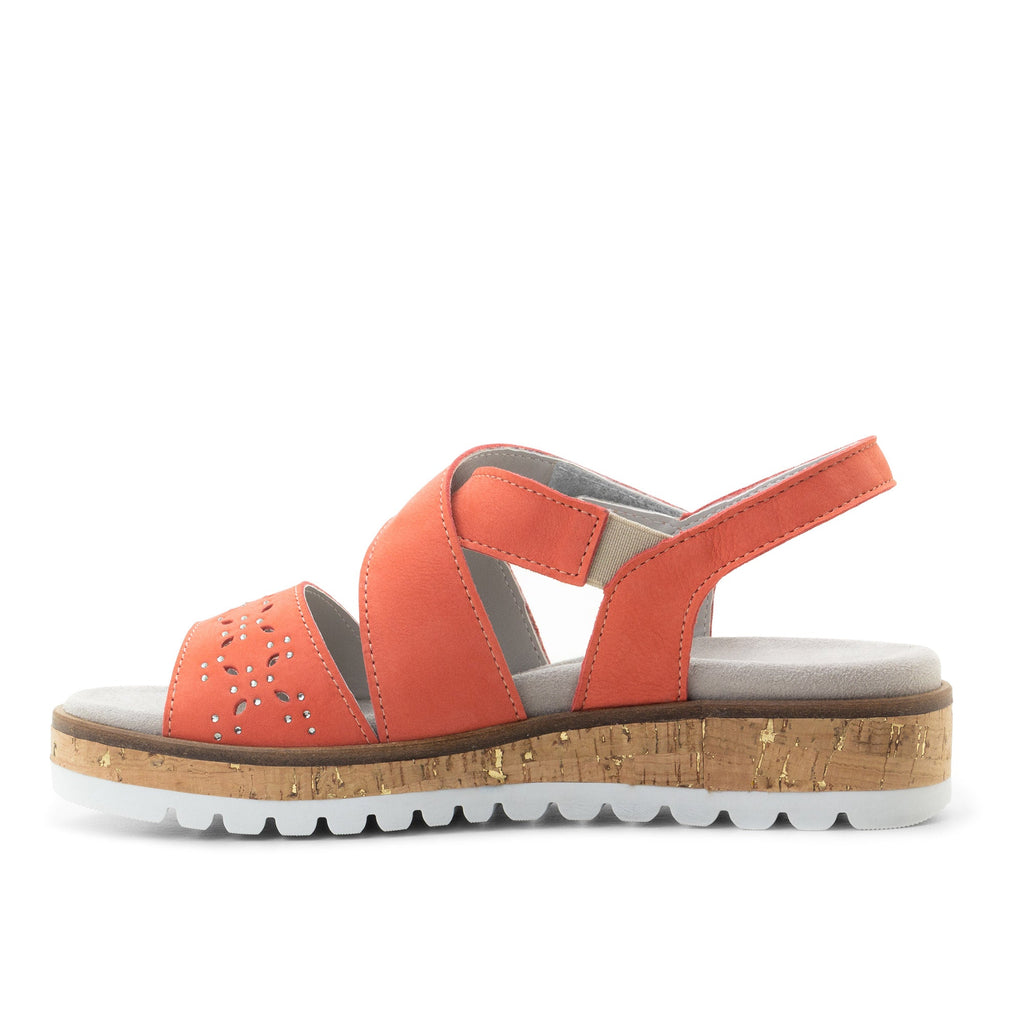 Dromedaris Reese Leather Strappy Adjustable Sandals