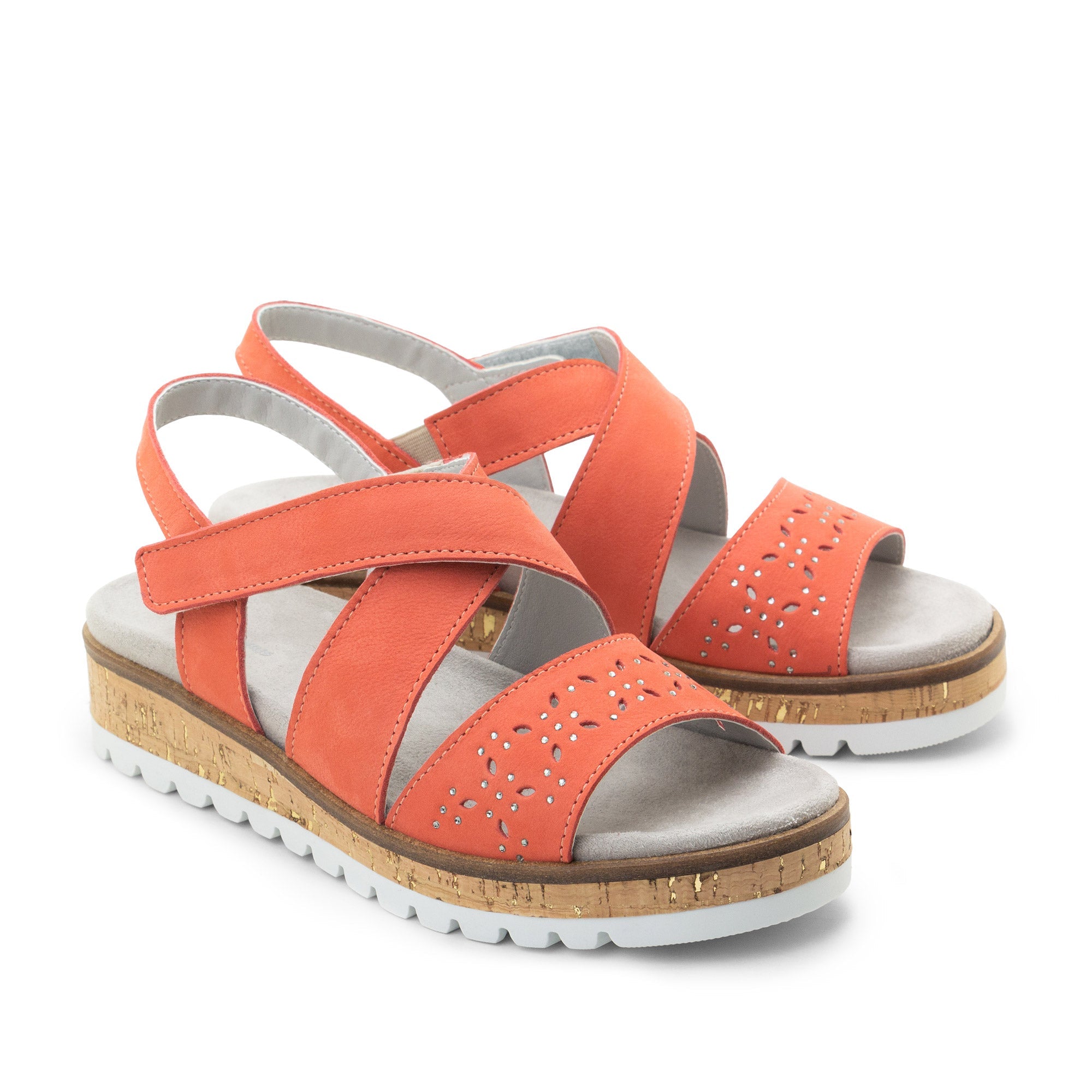 Dromedaris Reese Leather Strappy Adjustable Sandals
