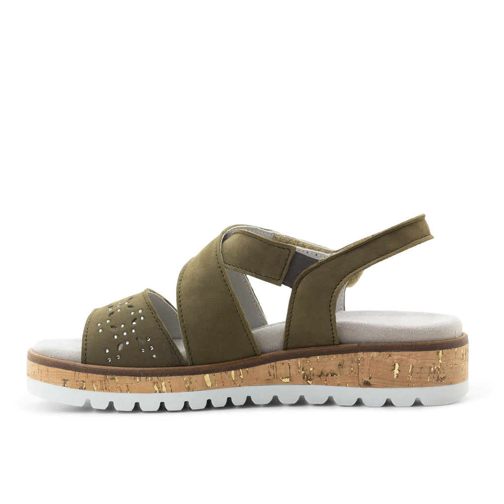 Dromedaris Reese Leather Strappy Adjustable Sandals