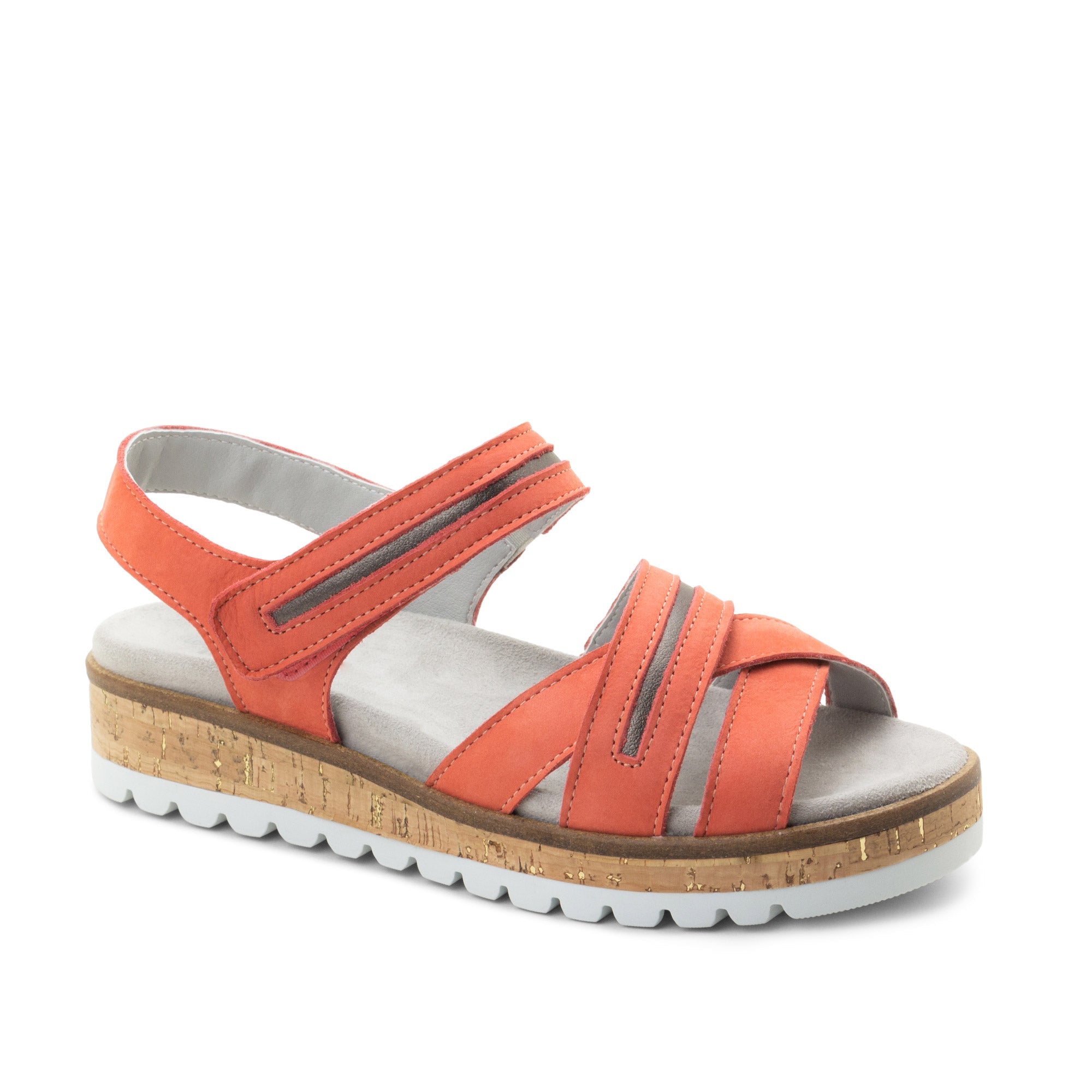 Dromedaris Ruby Leather Strappy Adjustable Sandals