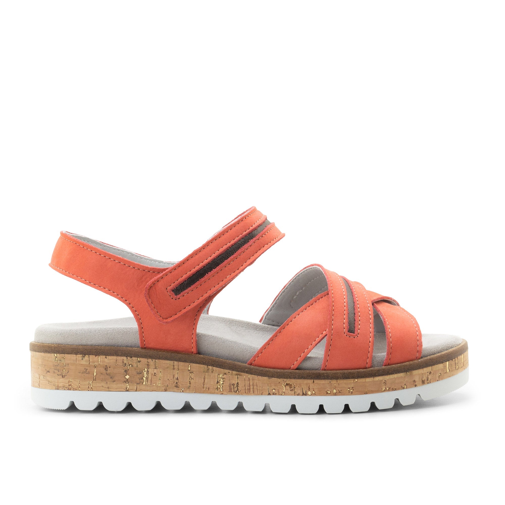 Dromedaris Ruby Leather Strappy Adjustable Sandals