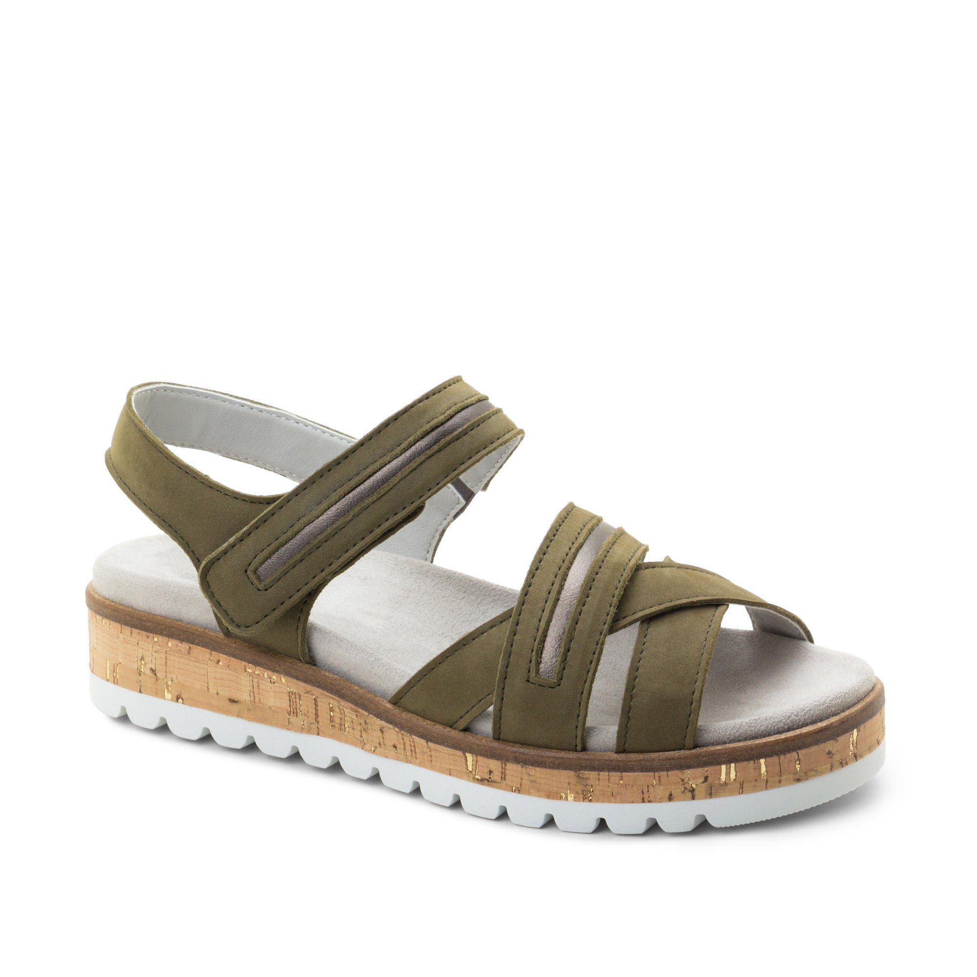 Dromedaris Ruby Leather Strappy Adjustable Sandals