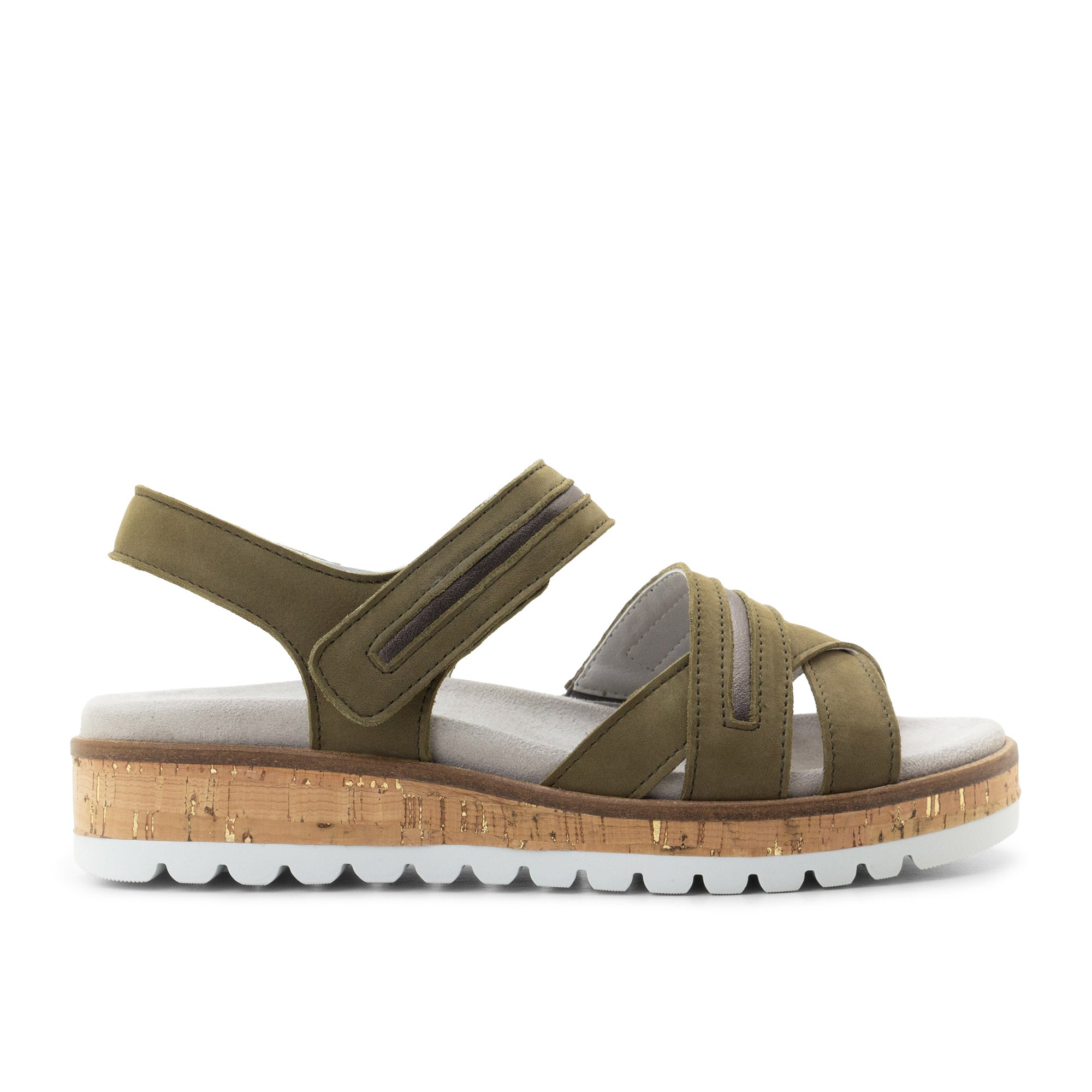 Dromedaris Ruby Leather Strappy Adjustable Sandals