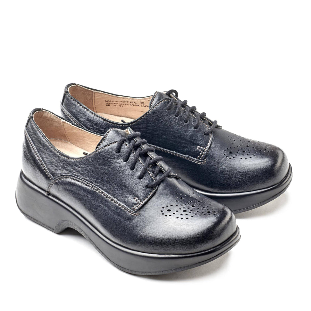 Dromedaris Sade Leather Lace-Up Comfort Shoe