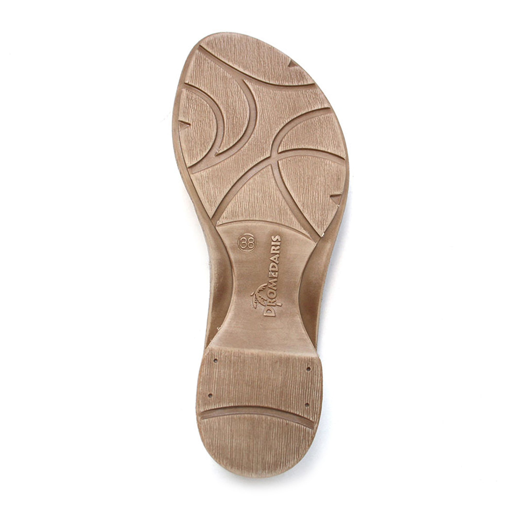 Dromedaris Sandy Leather Adjustable Sandals