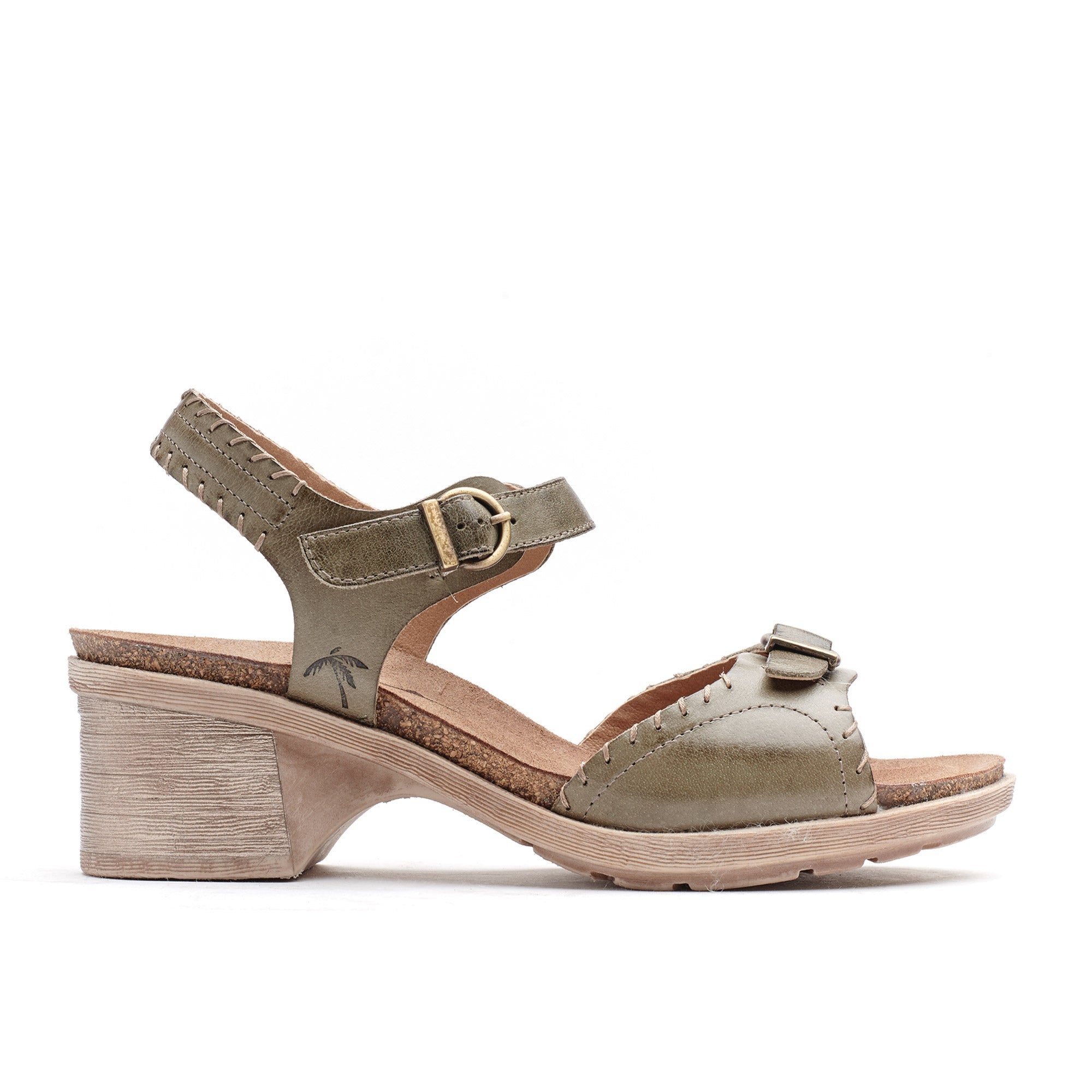 Dromedaris Sandy Leather Adjustable Sandals