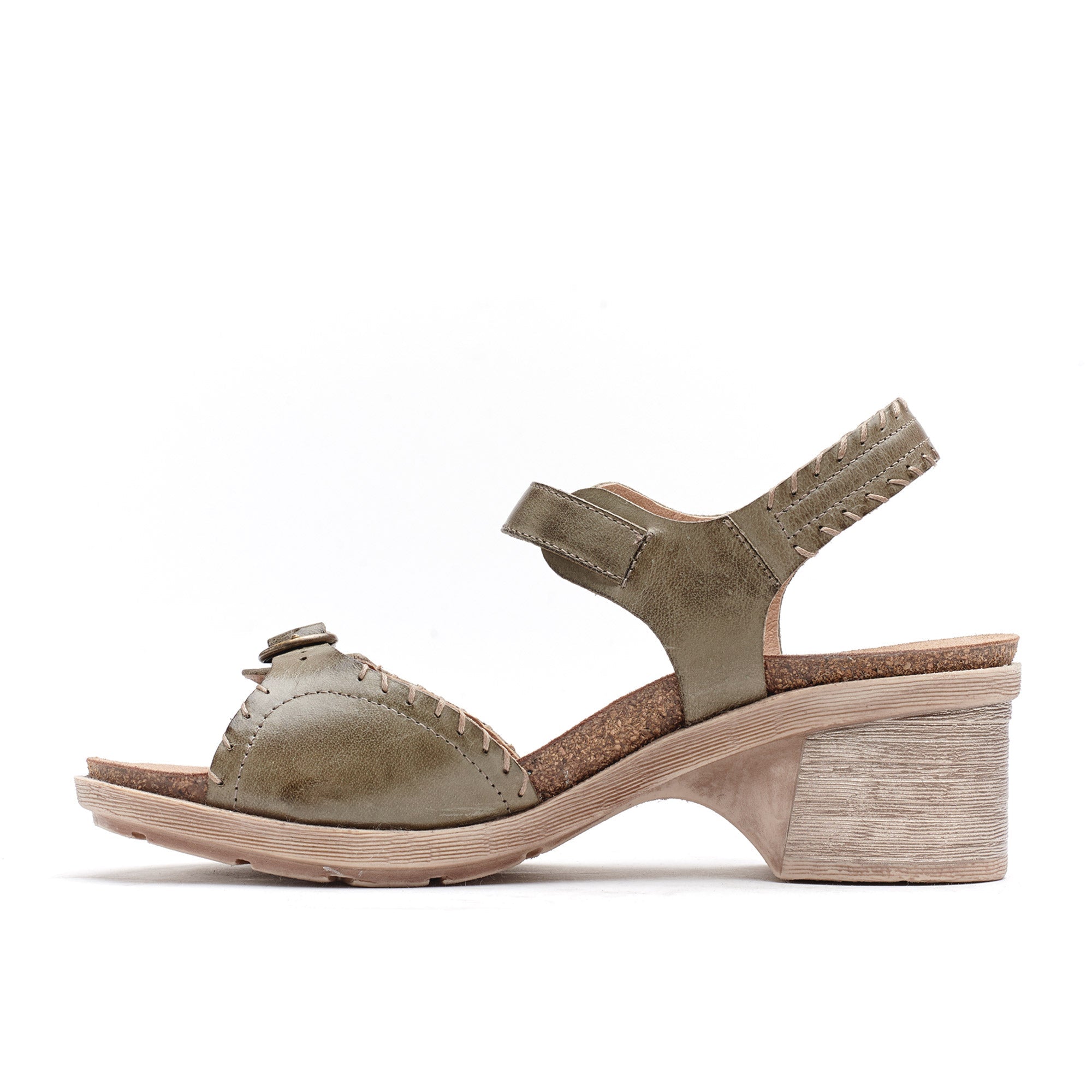 Dromedaris Sandy Leather Adjustable Sandals