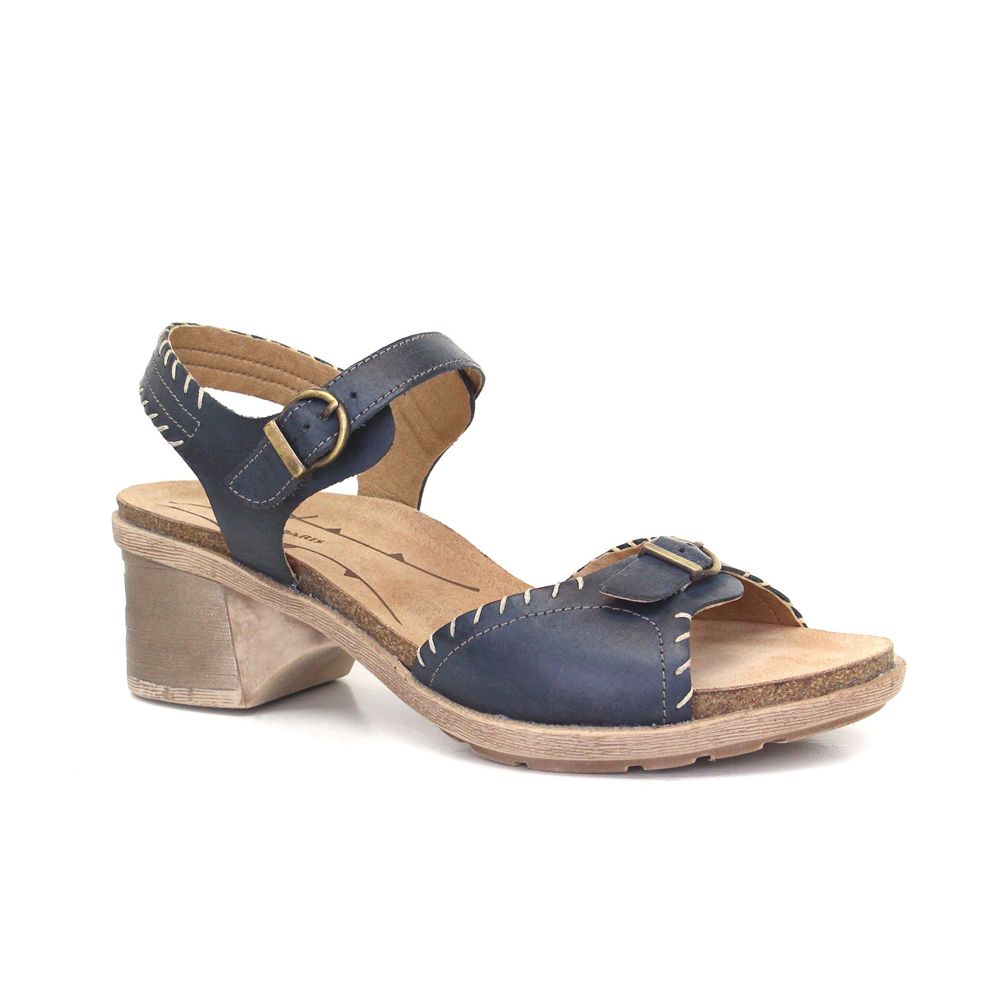 Dromedaris Sandy Leather Adjustable Sandals