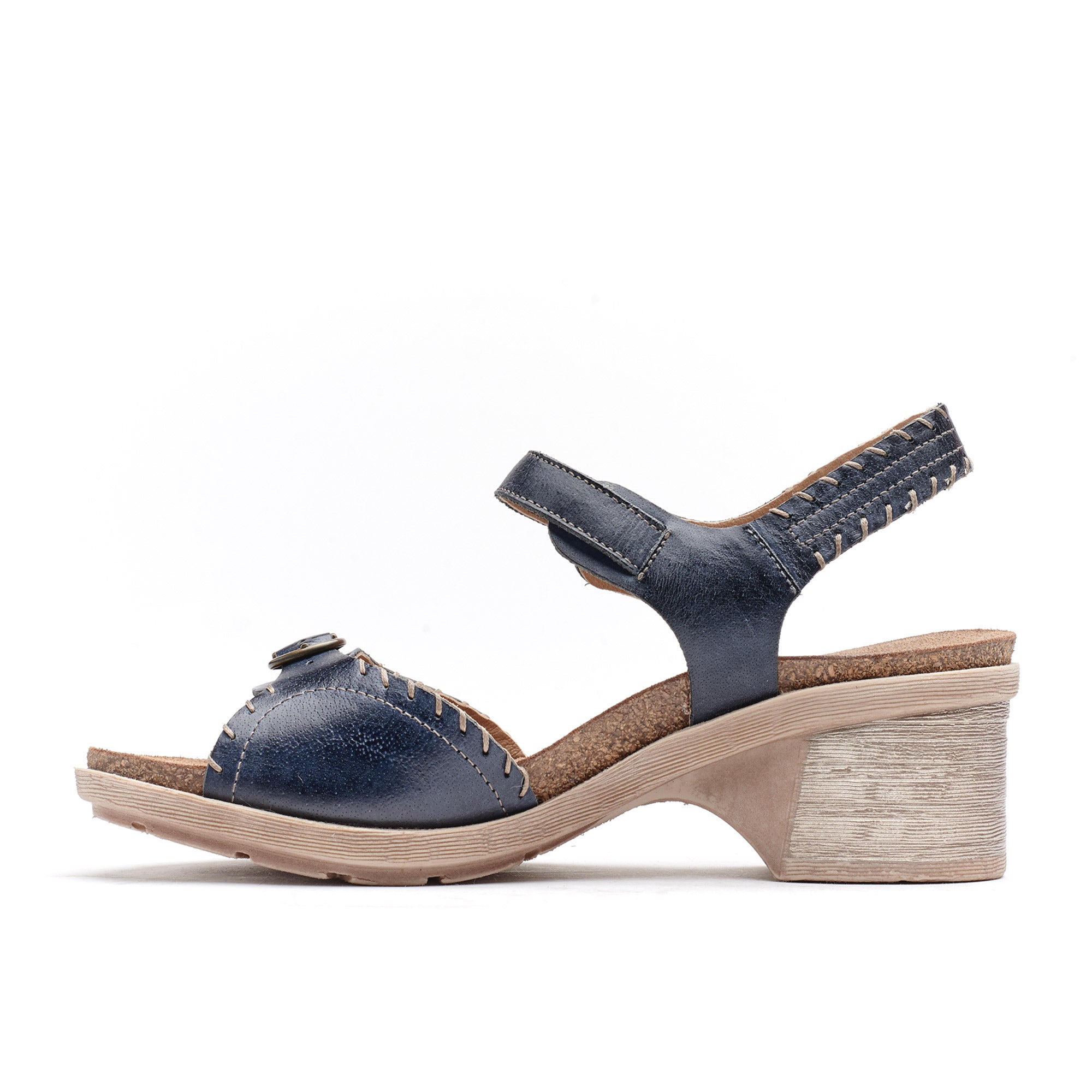 Dromedaris Sandy Leather Adjustable Sandals