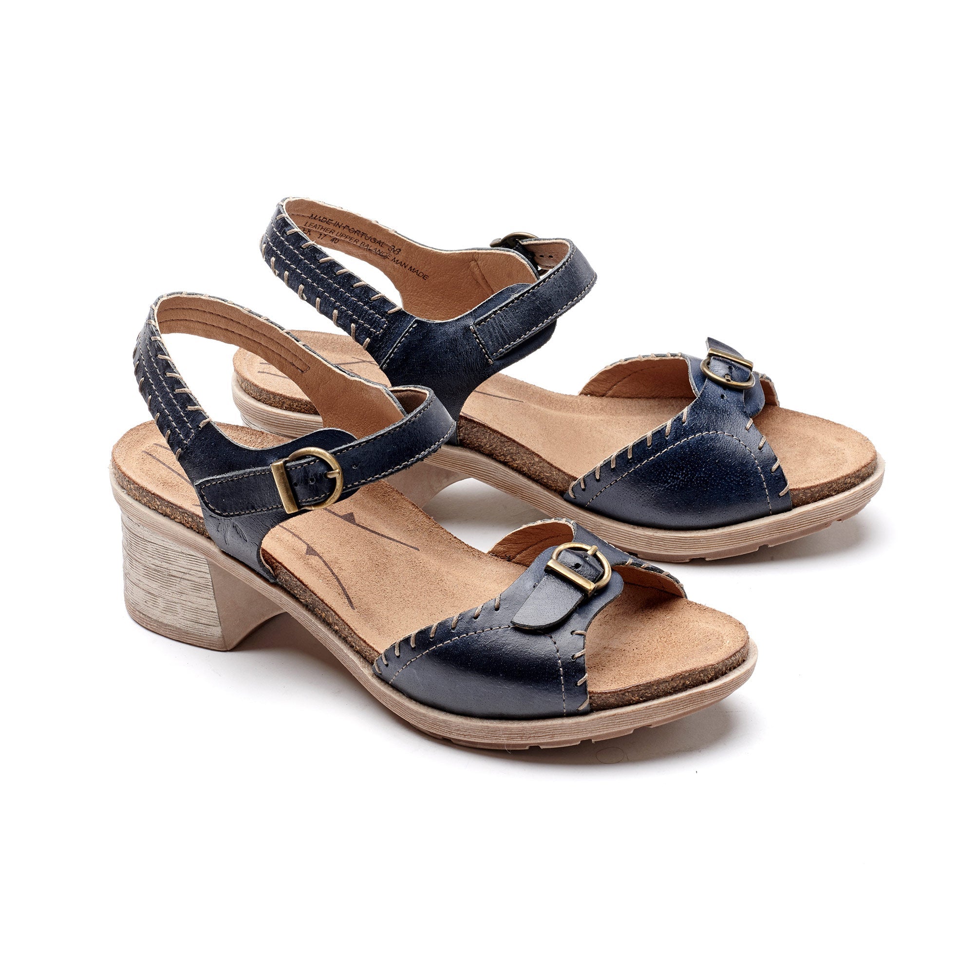 Dromedaris Sandy Leather Adjustable Sandals