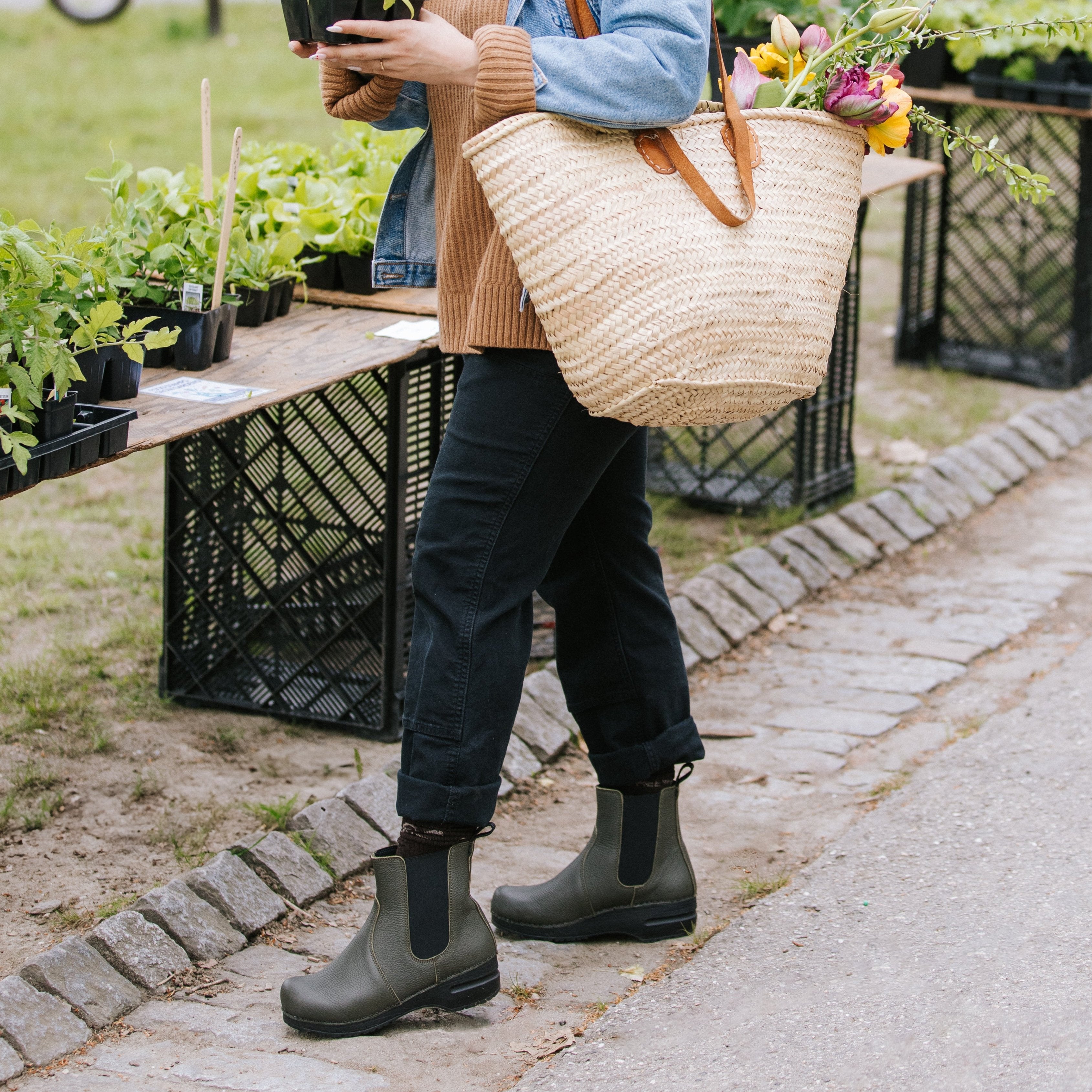 Sanita Aalbek Women's Boot in Olive