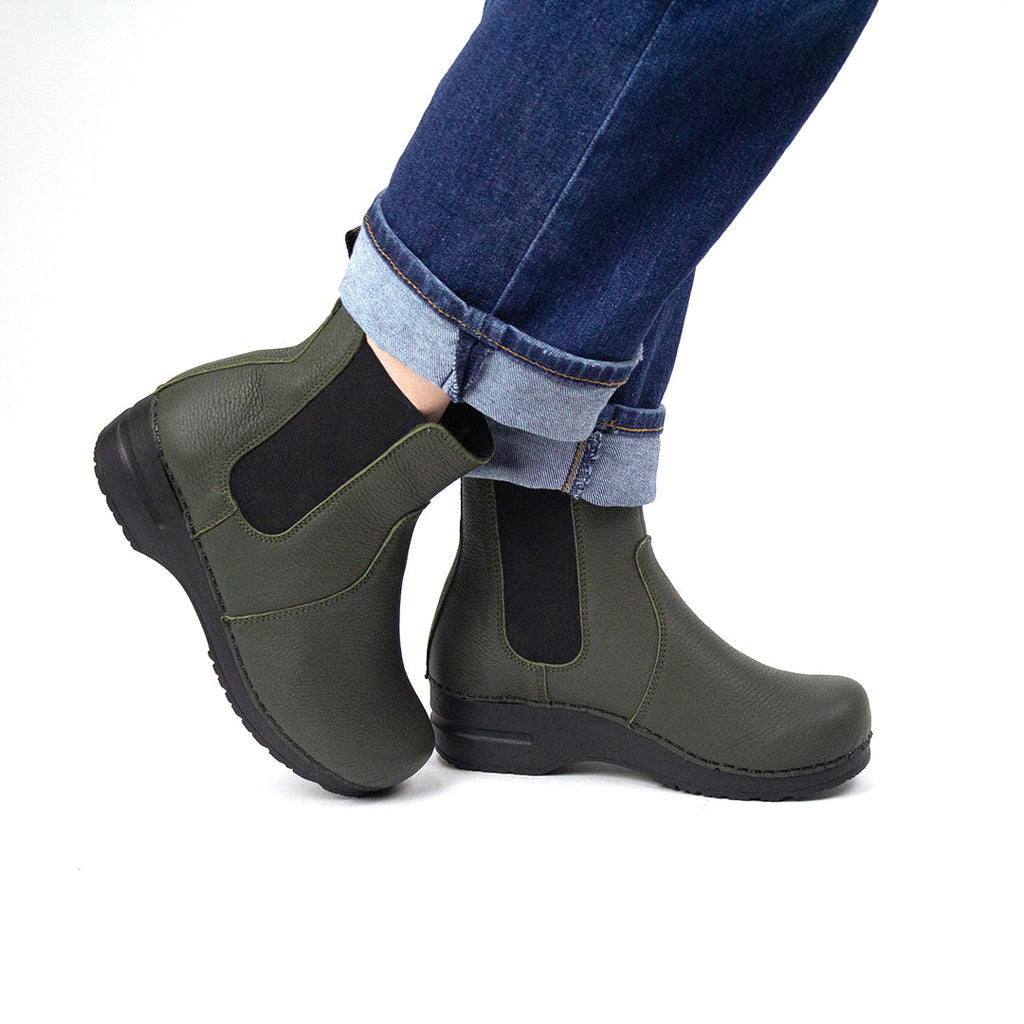 Sanita Aalbek Women's Boot in Olive