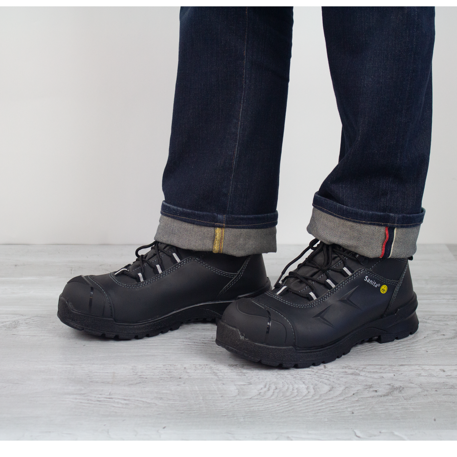 Sanita Anthrazite Unisex Safety Boot in Black