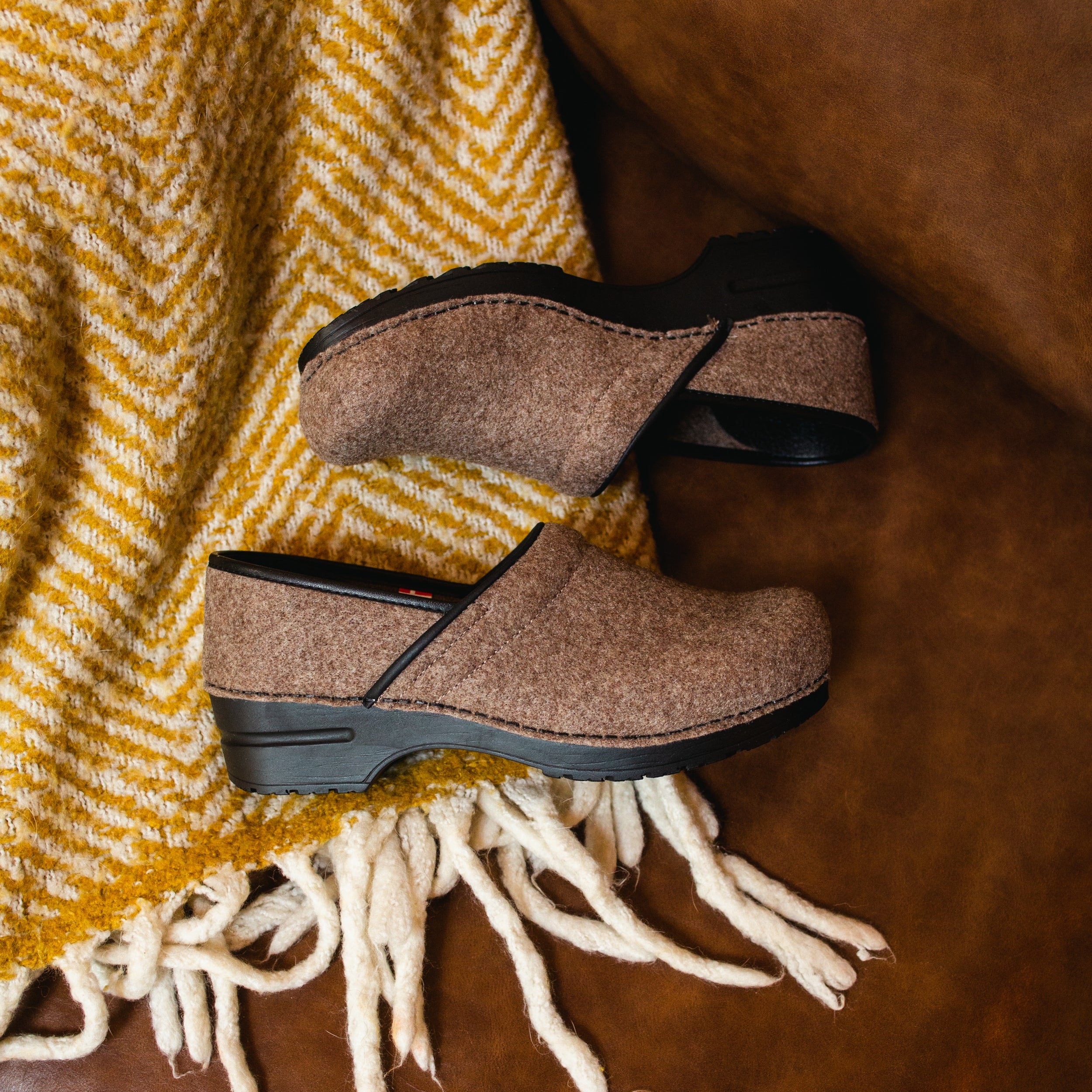 Sanita Ava Women's Vegan Clog in Stone