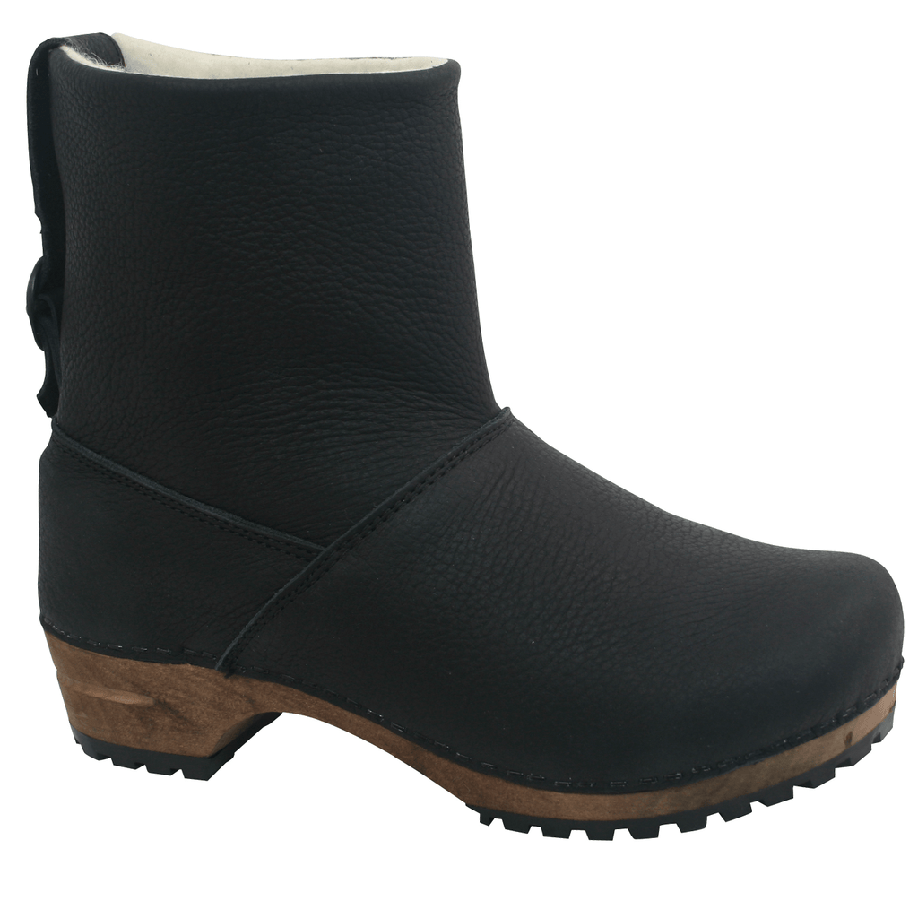 Sanita Silkan Women's Wood Boot in Black