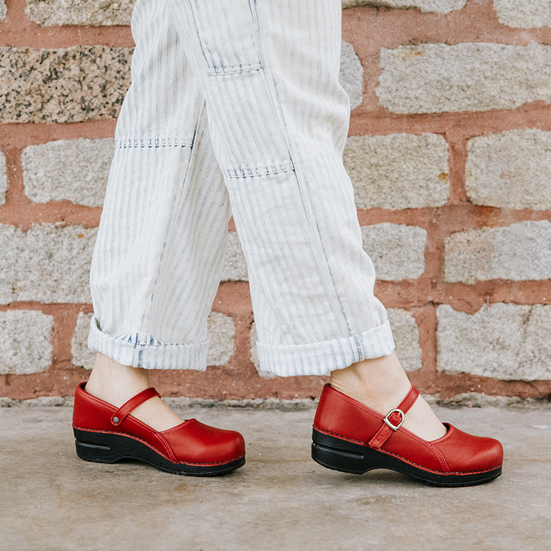 Sanita Clare Women's Clog in Red