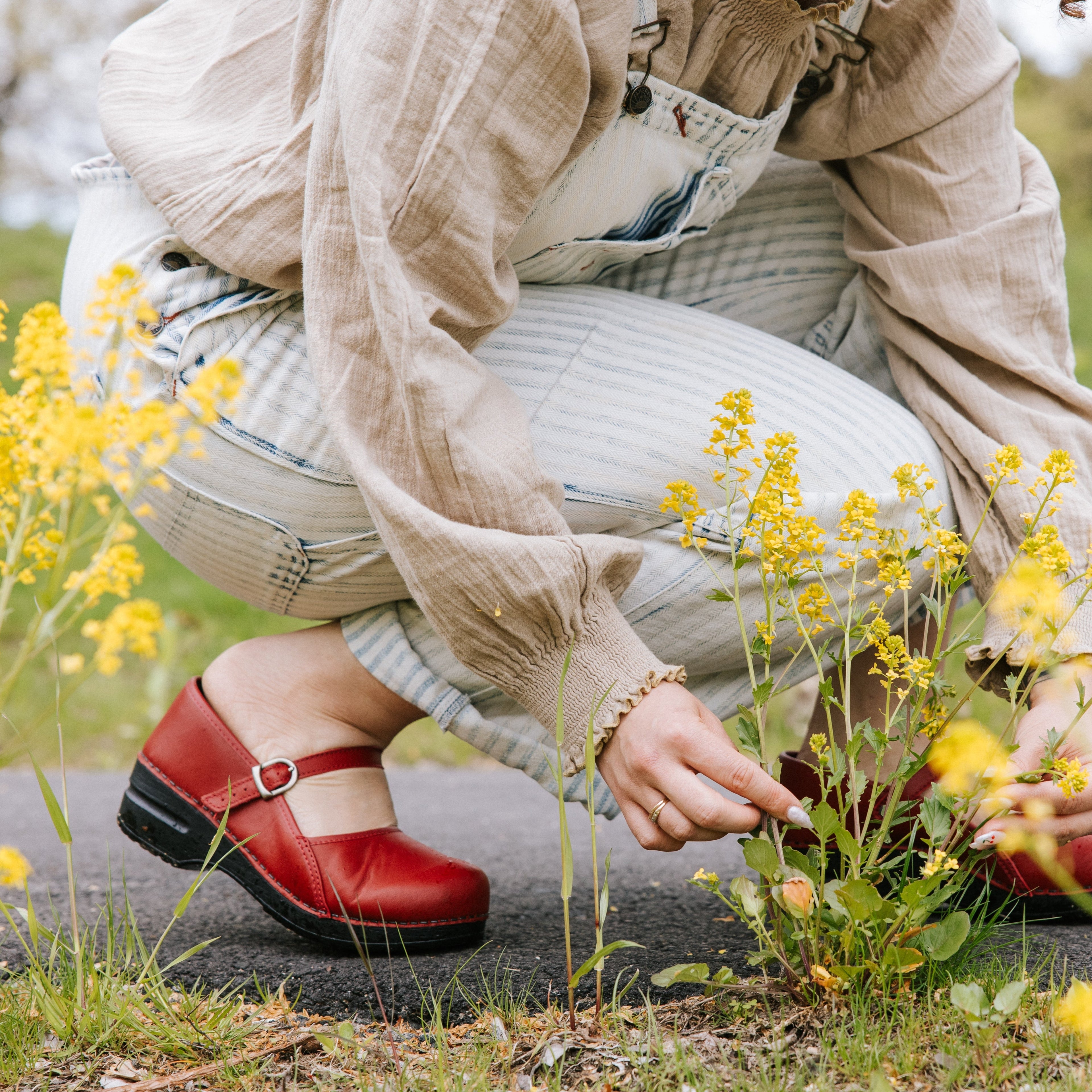 Sanita Clare Women's Clog in Red