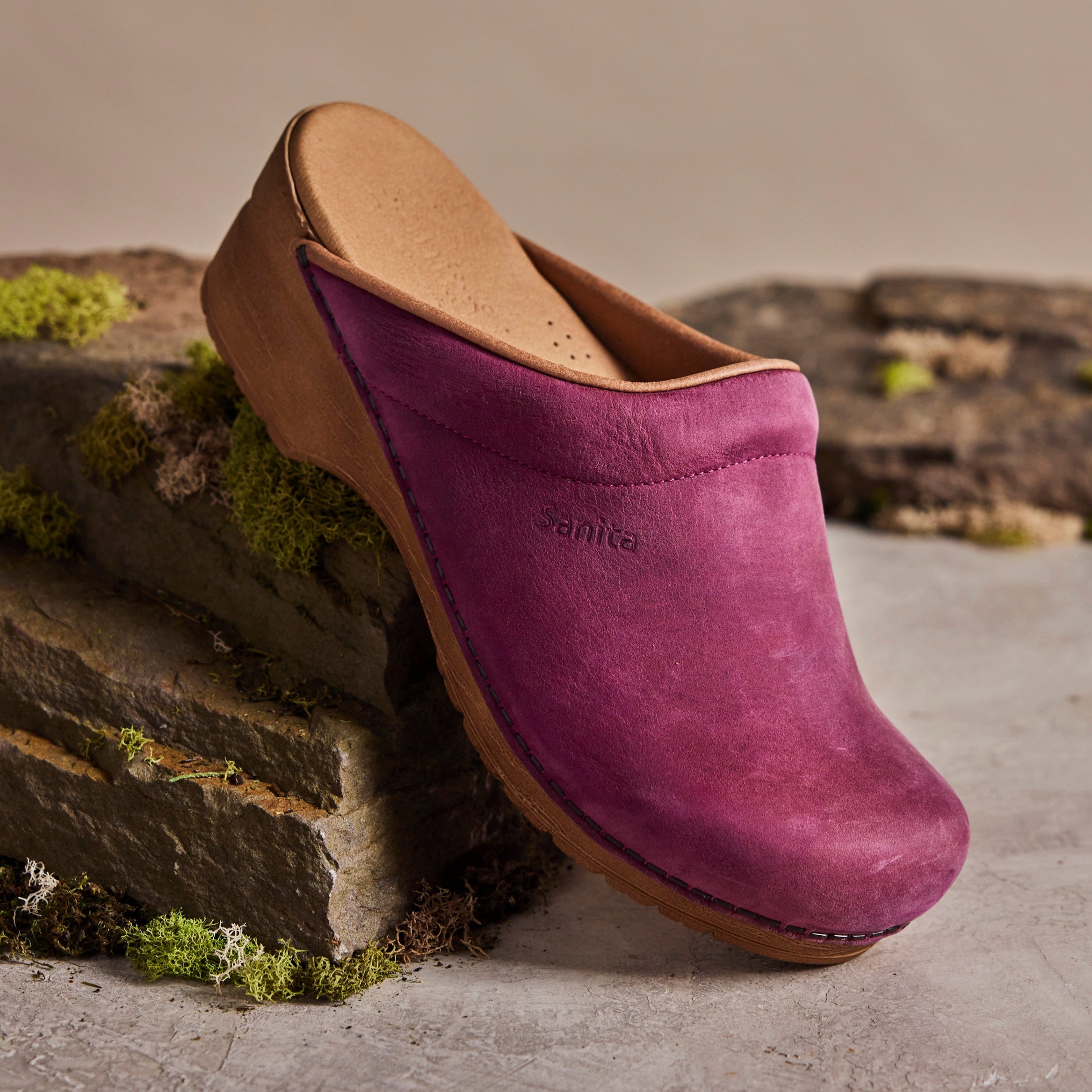 Sanita Ellis Women's Clog in Fuchsia