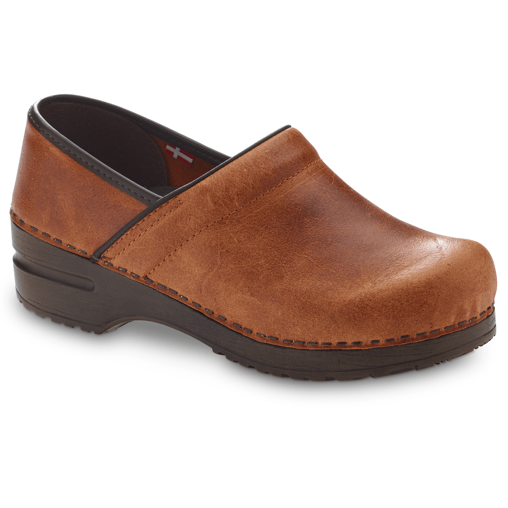 Sanita Errol Women's Clog in Cognac