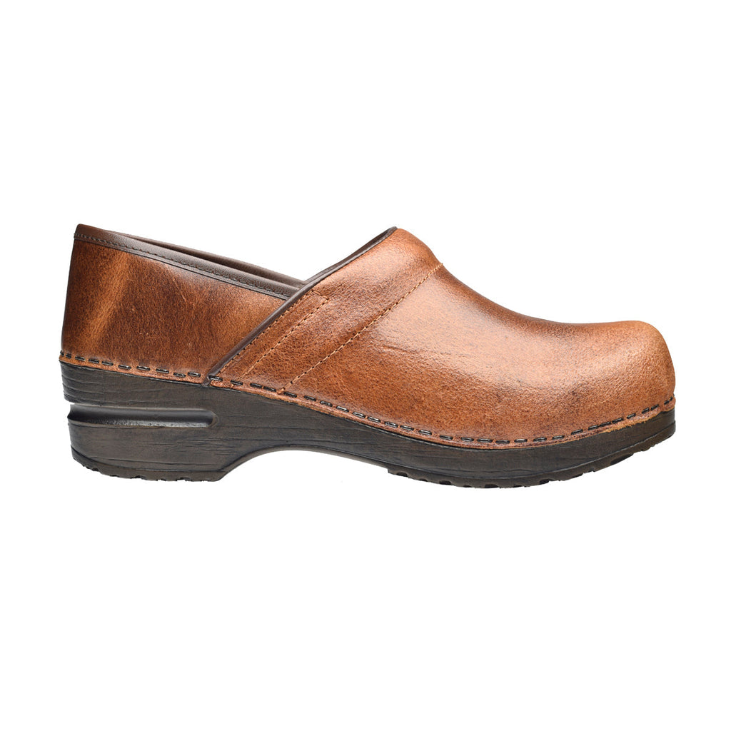 Sanita Errol Women's Clog in Cognac
