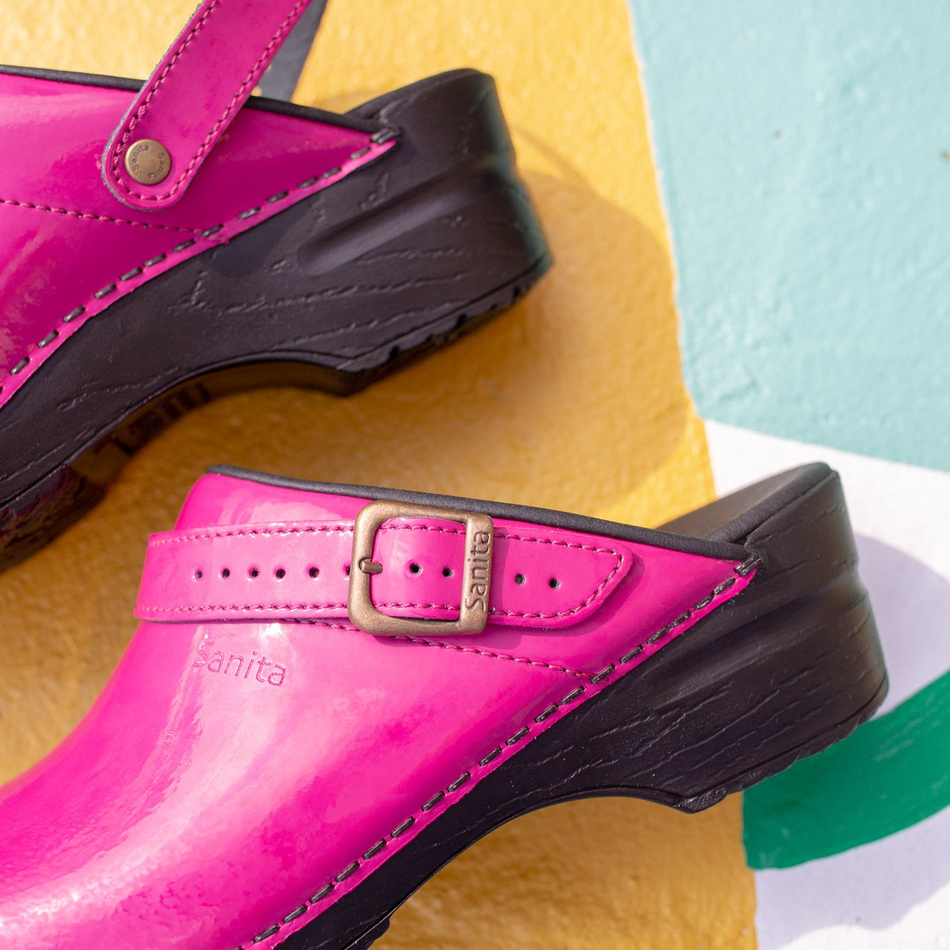 Sanita Estelle Women's Clog in Fuchsia