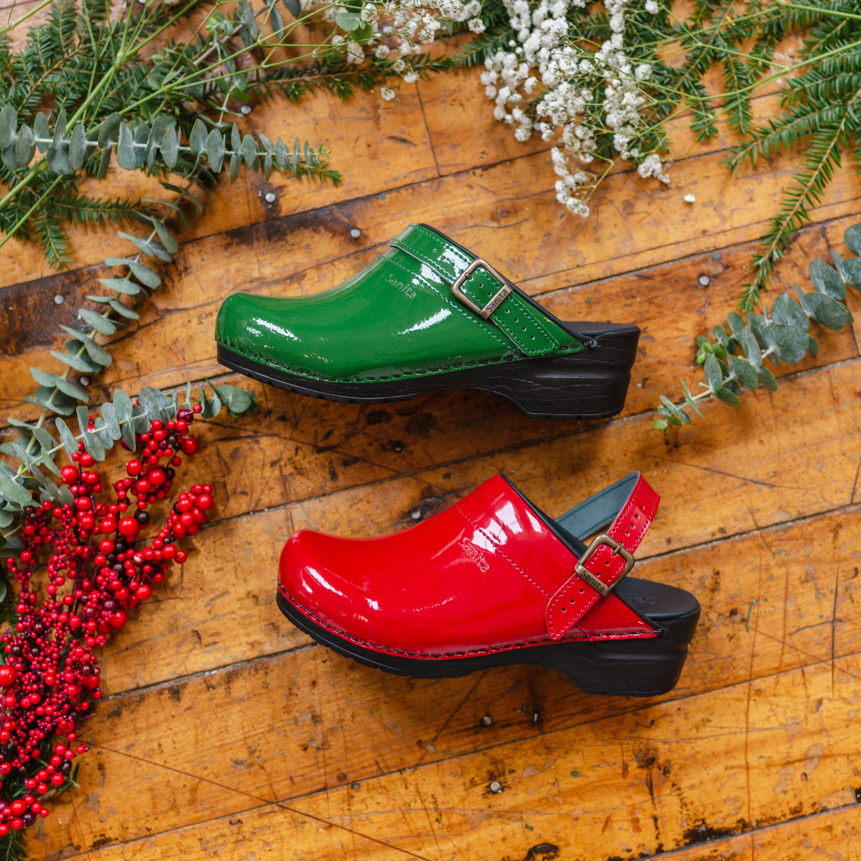 Sanita Estelle Women's Clog in Green