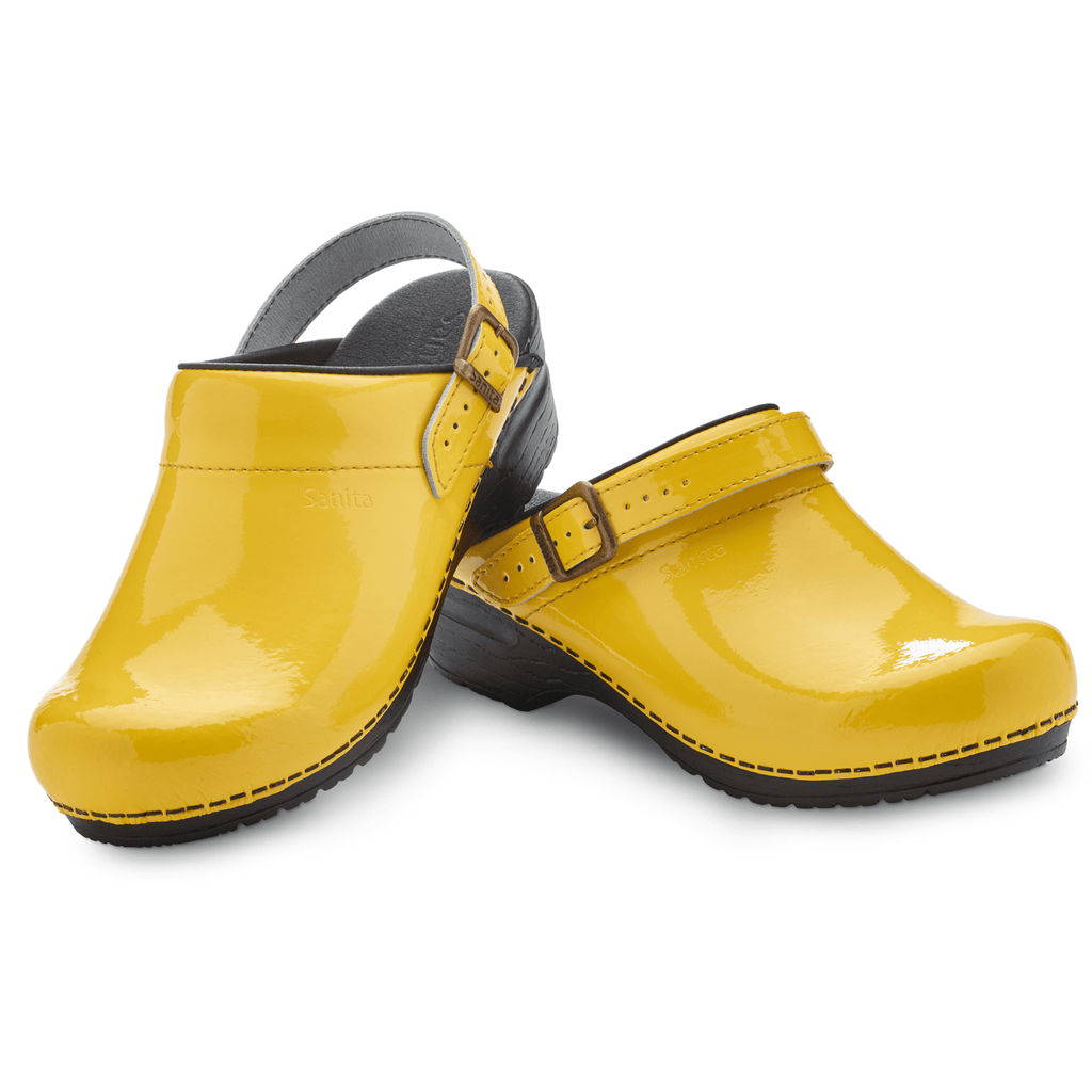 Sanita Estelle Women's Clog in Yellow