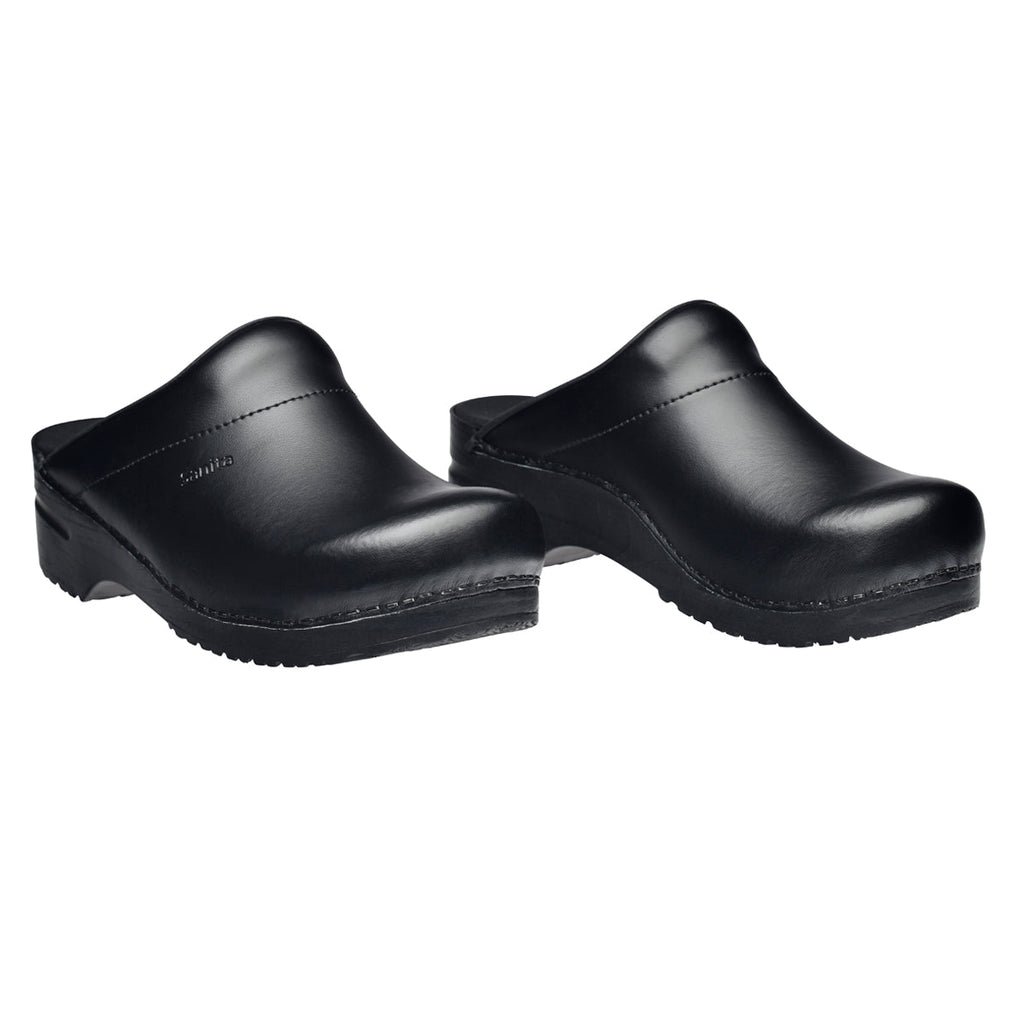 Sanita Karl PU Men's Clog in Black