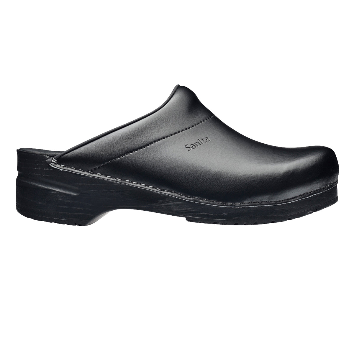 Sanita Karl PU Men's Clog in Black