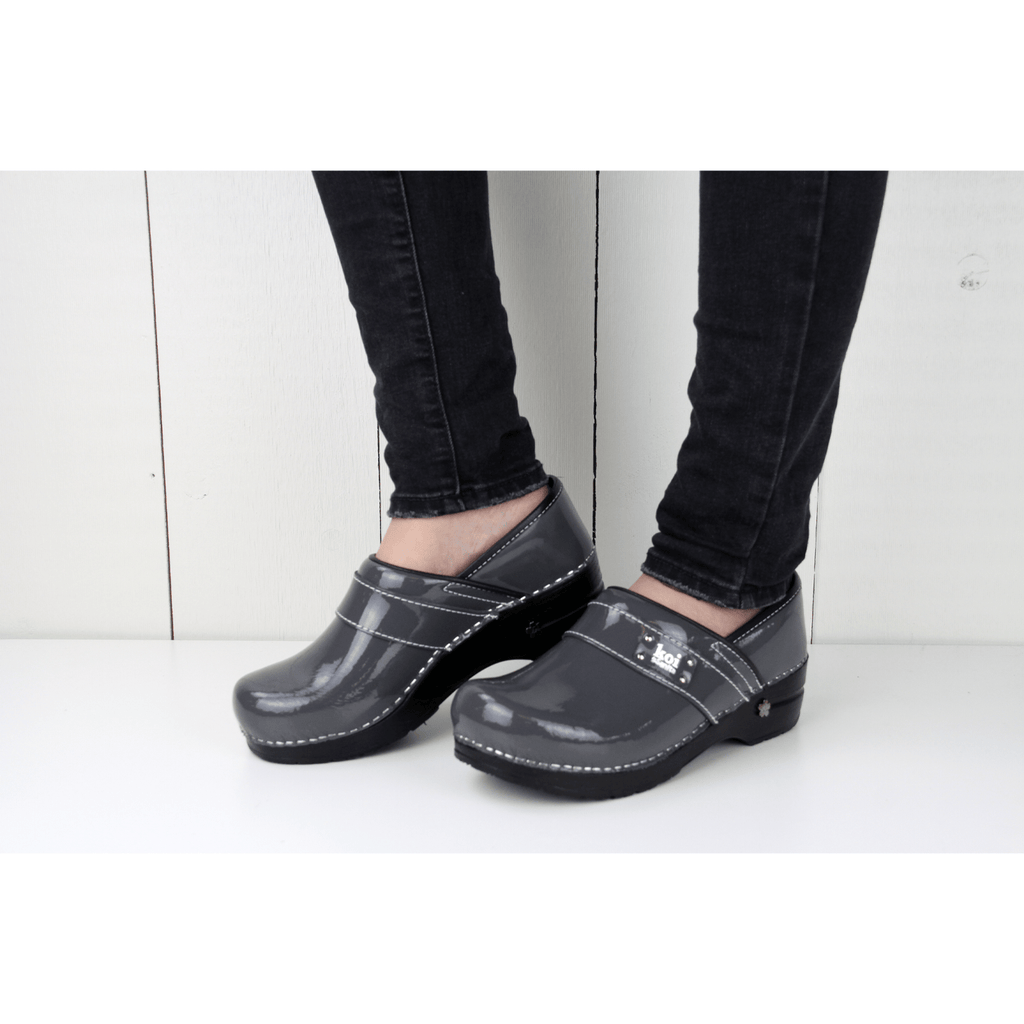 Sanita Lindsey Women's Clog in Steel