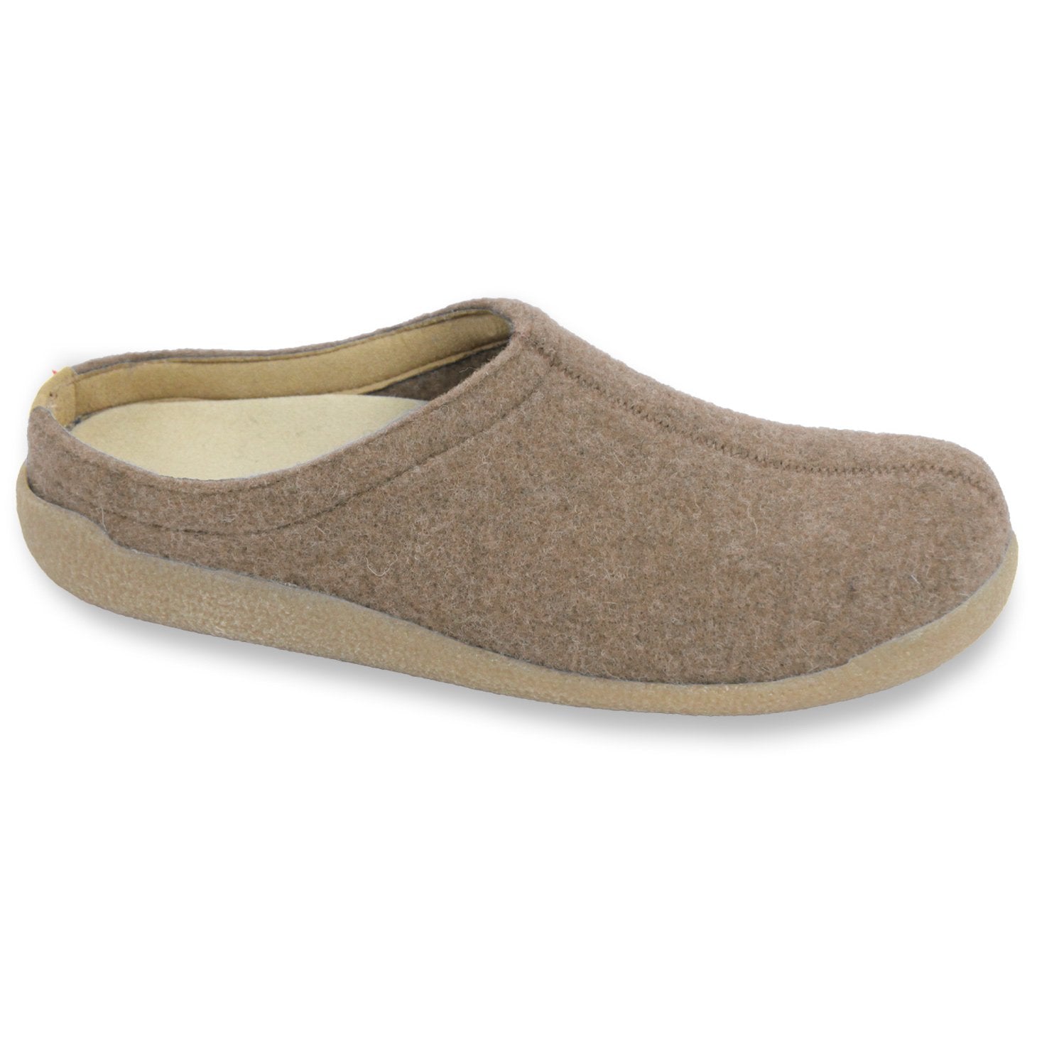Sanita Lodge Slide Unisex Slipper in Stone