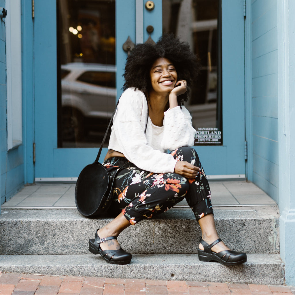 Sanita Margrethe Women's Sandal in Black