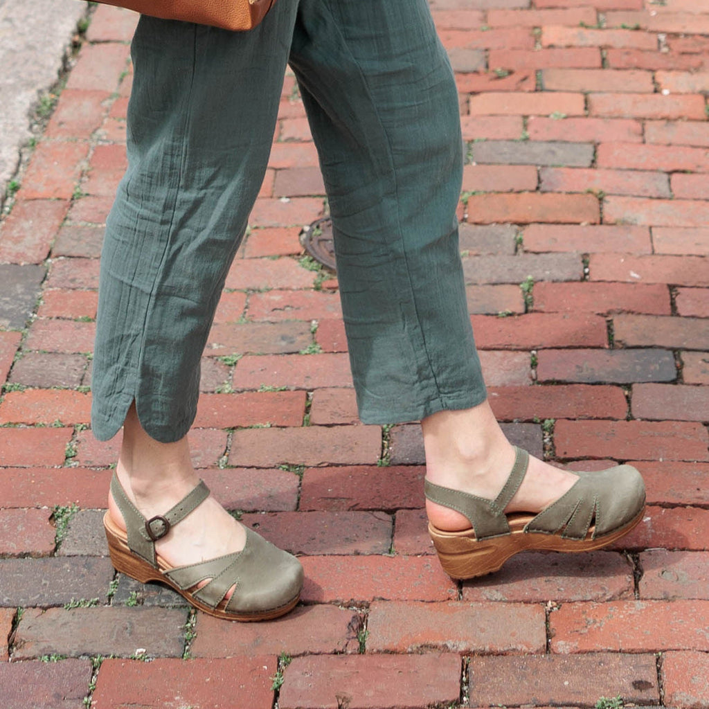 Sanita Margrethe Women's Sandal in Khaki